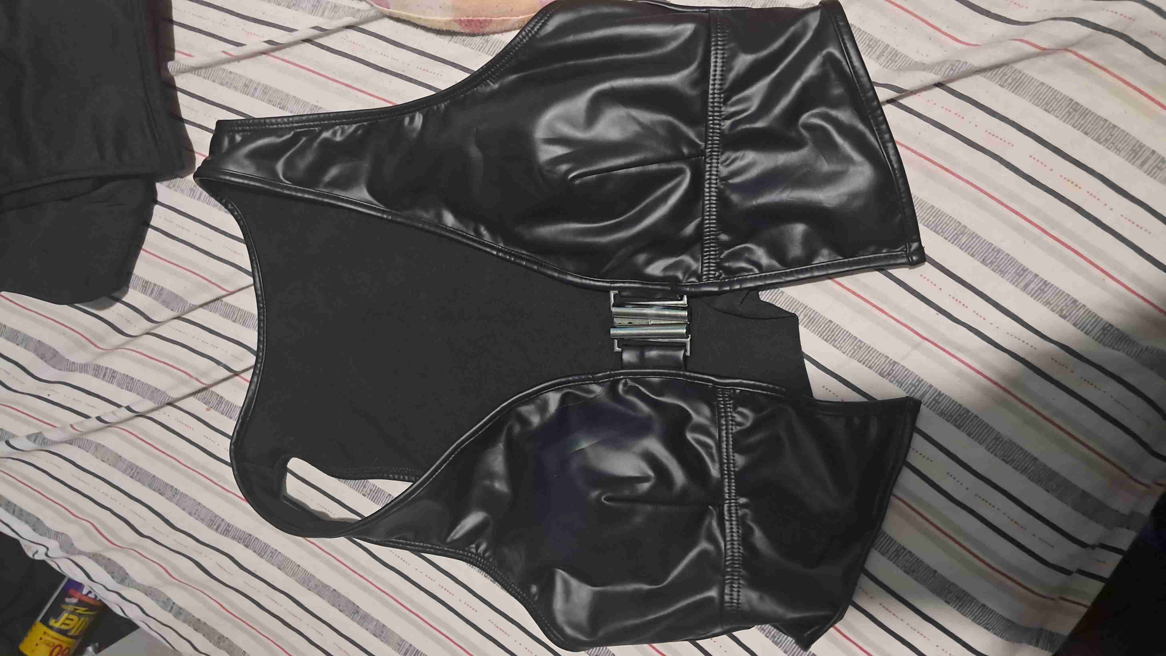 Body negro con cierre dorado Todo - miniatura 4