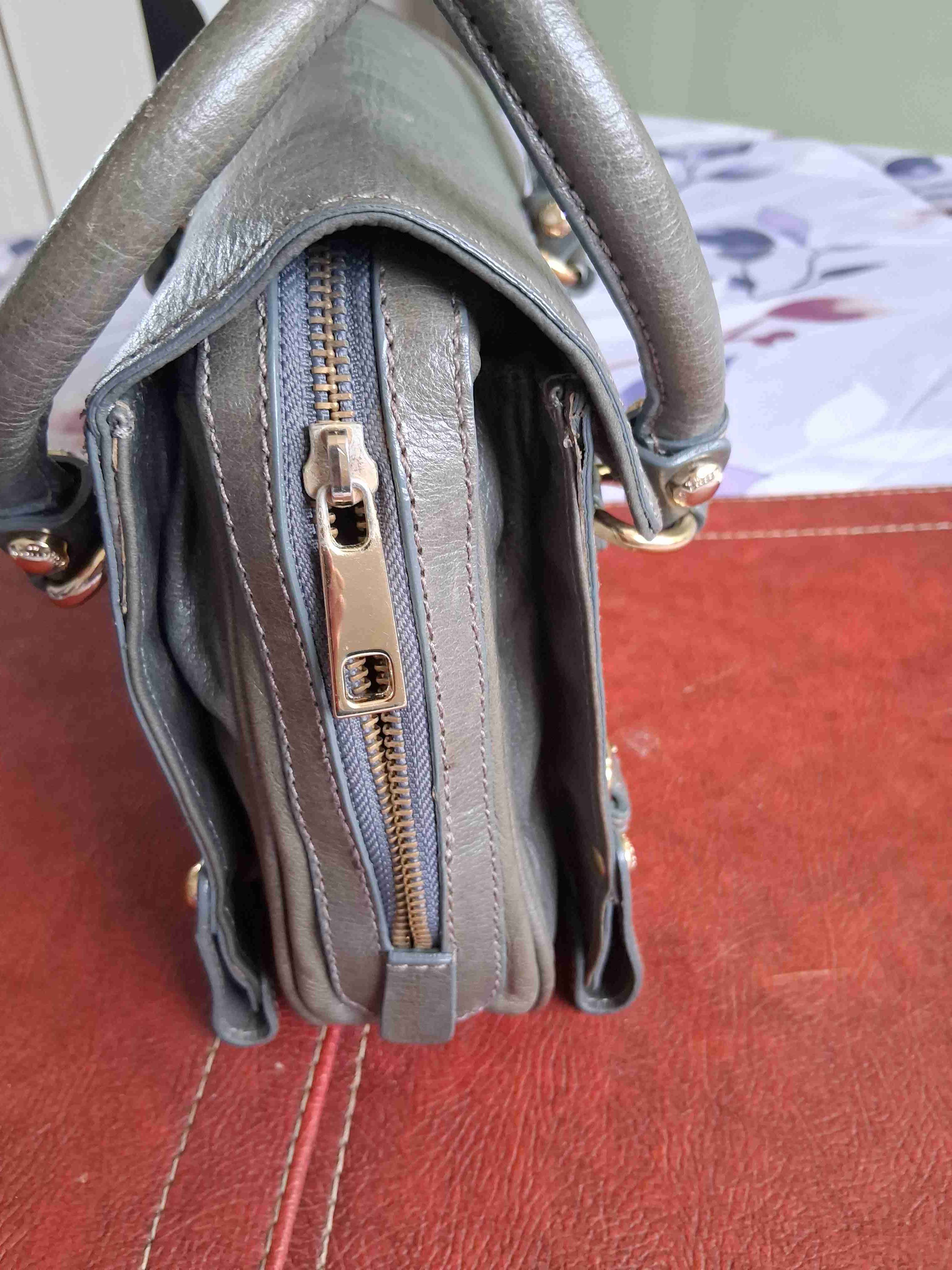 Cartera de cuero verde marca luz da lua ..brasil - miniatura 5