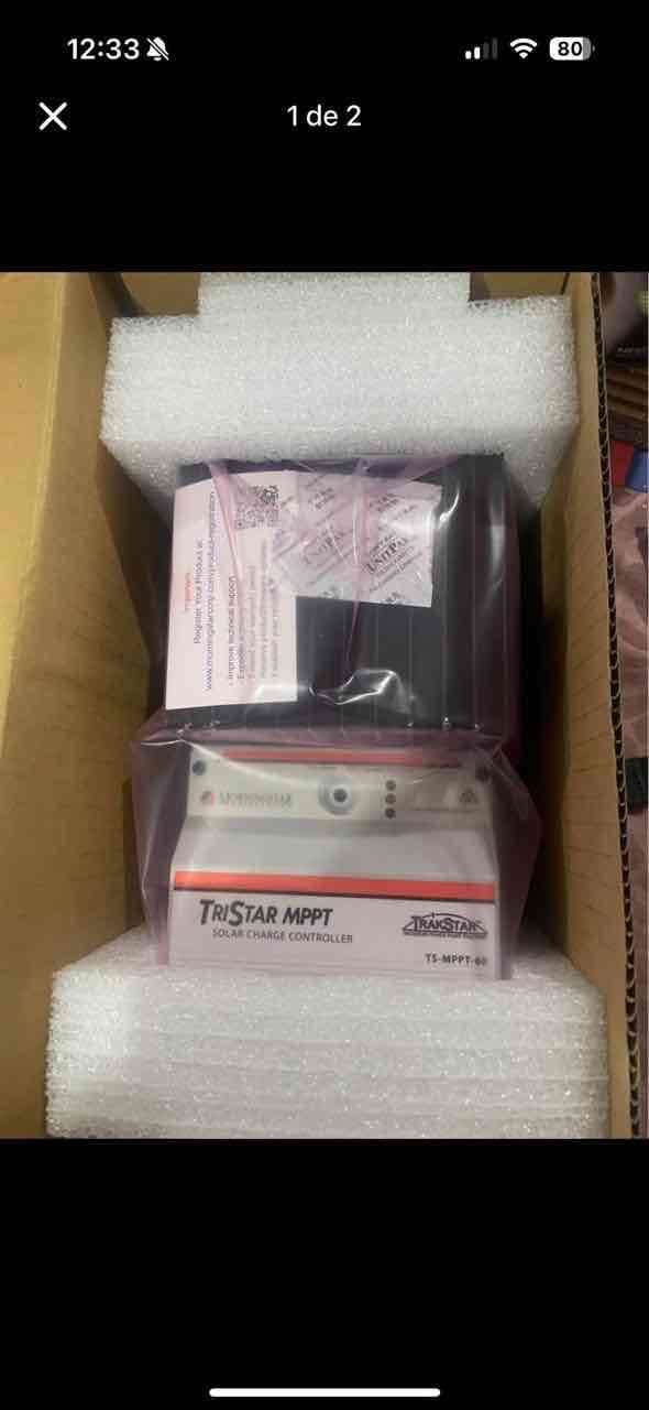 Controlador de carga solar TriStar MPPT - miniatura 1