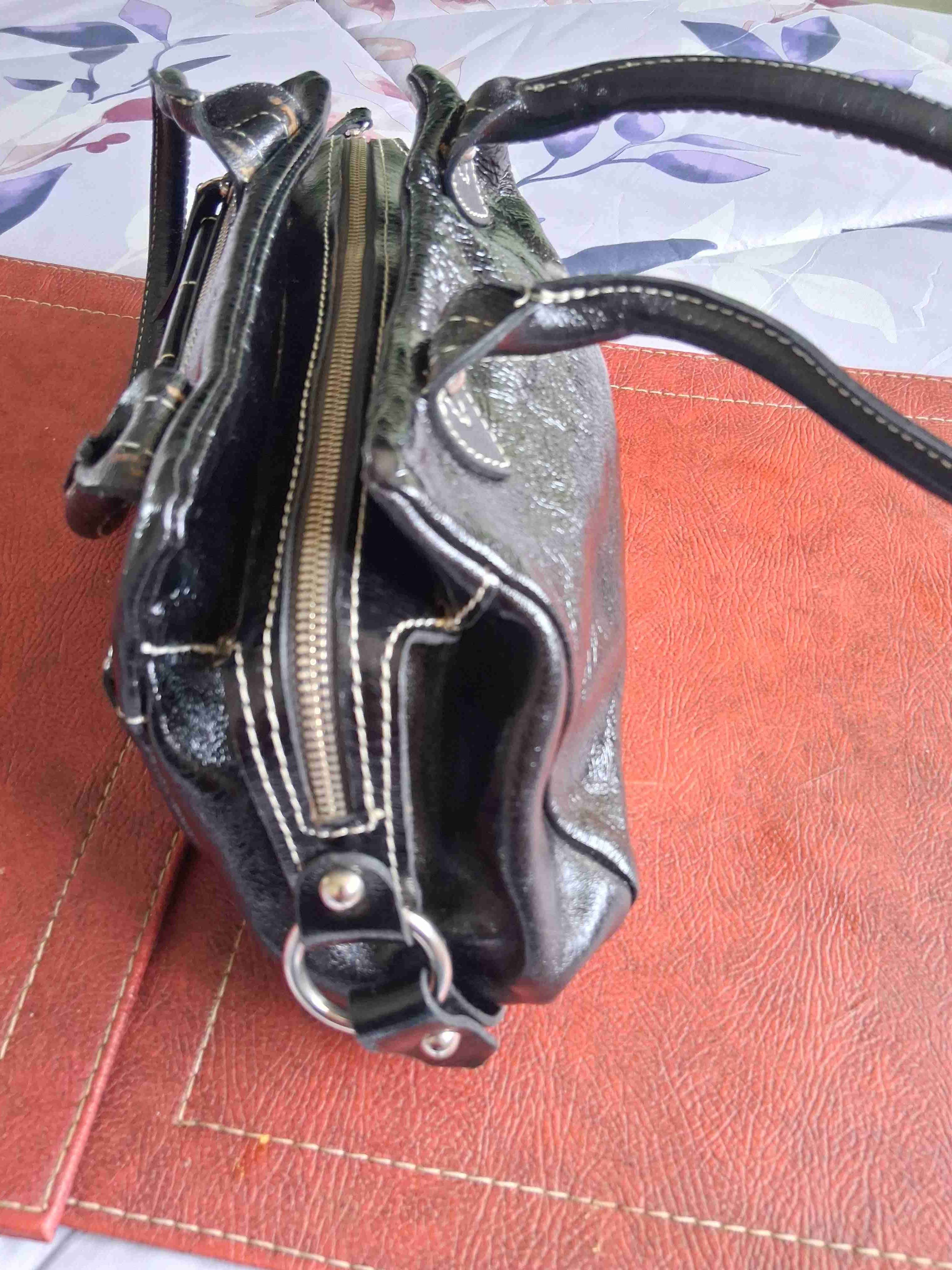 Cartera negra con bolsillos - miniatura 2