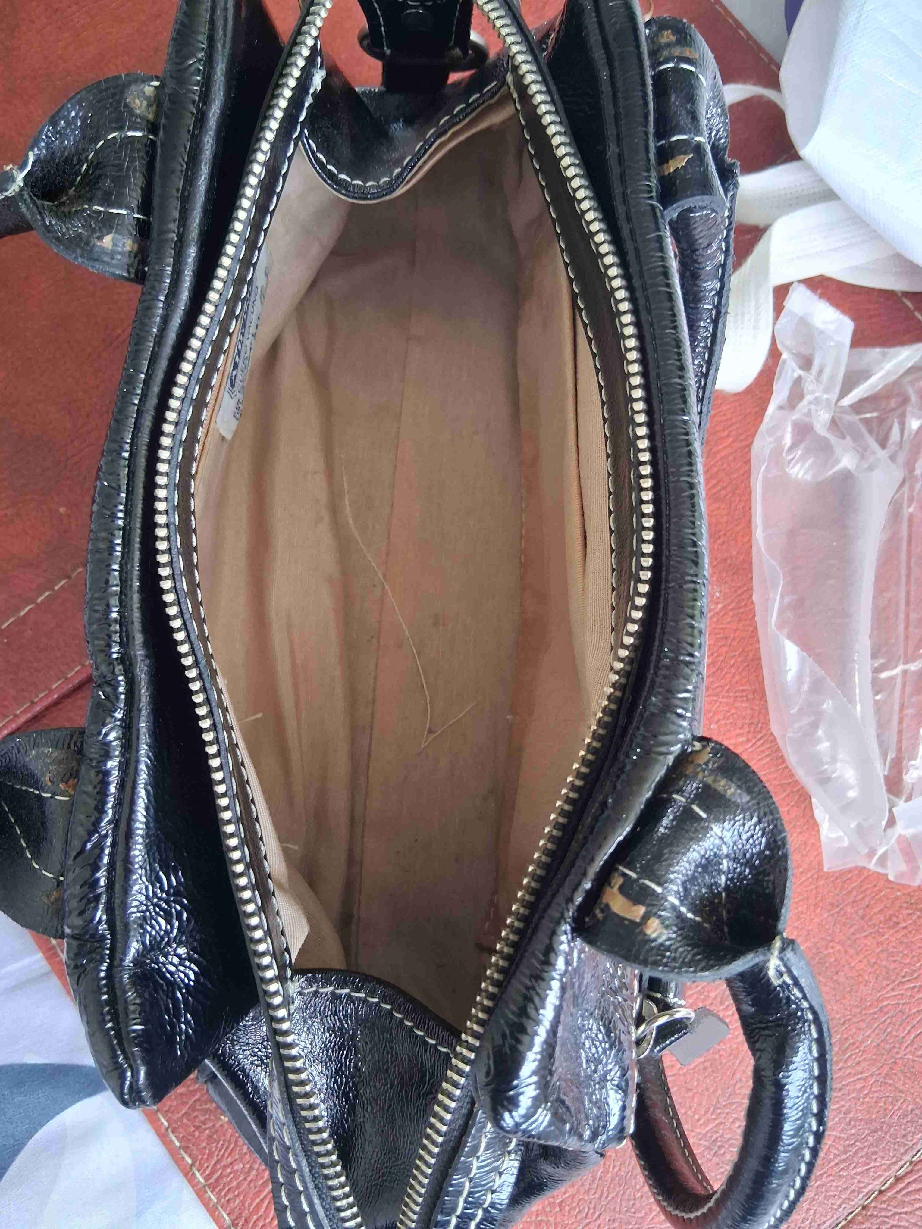 Cartera negra con bolsillos - miniatura 3