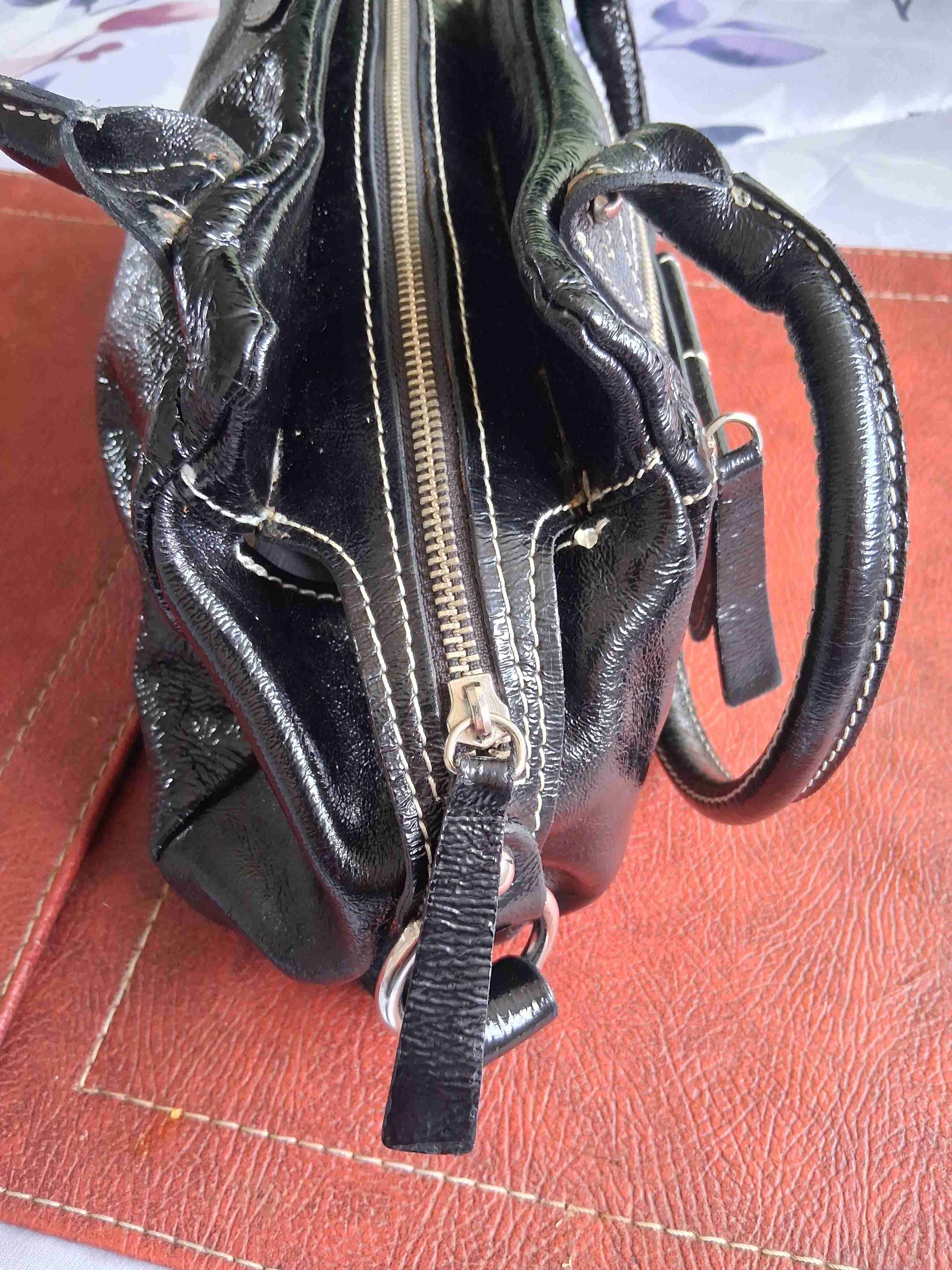 Cartera negra con bolsillos - miniatura 5