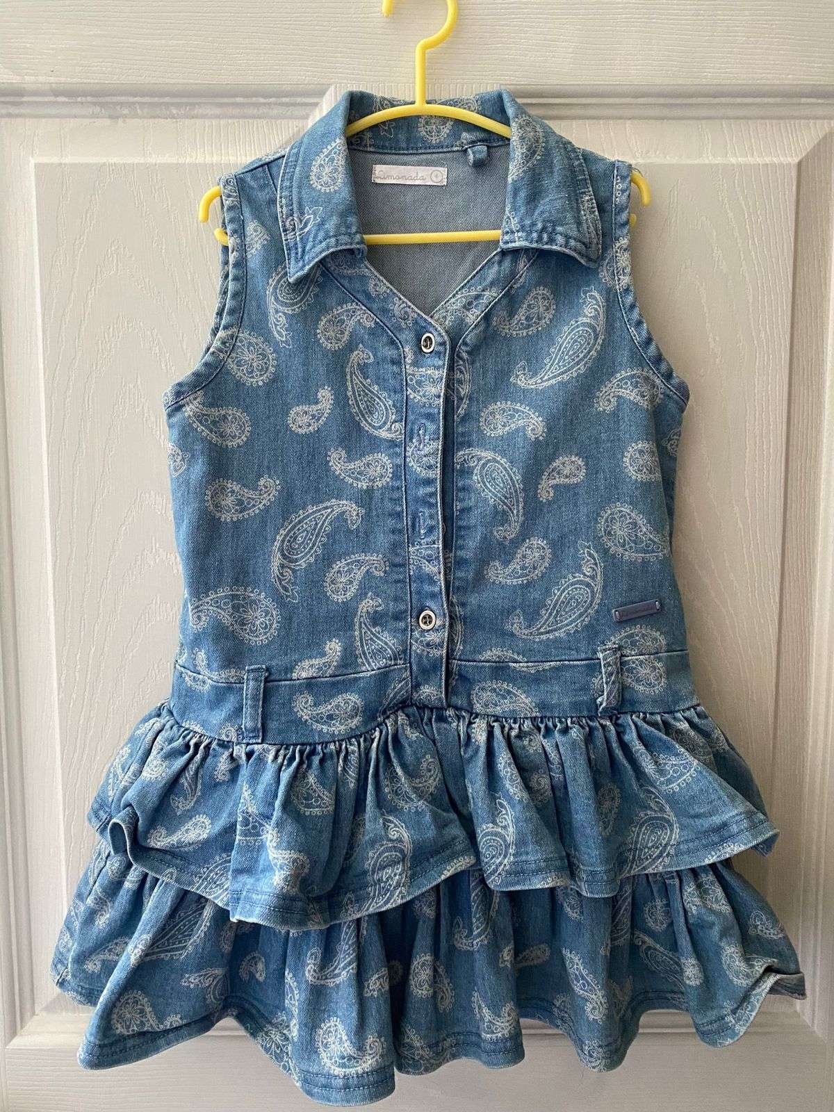 Vestido de mezclilla infantil LIMONADA