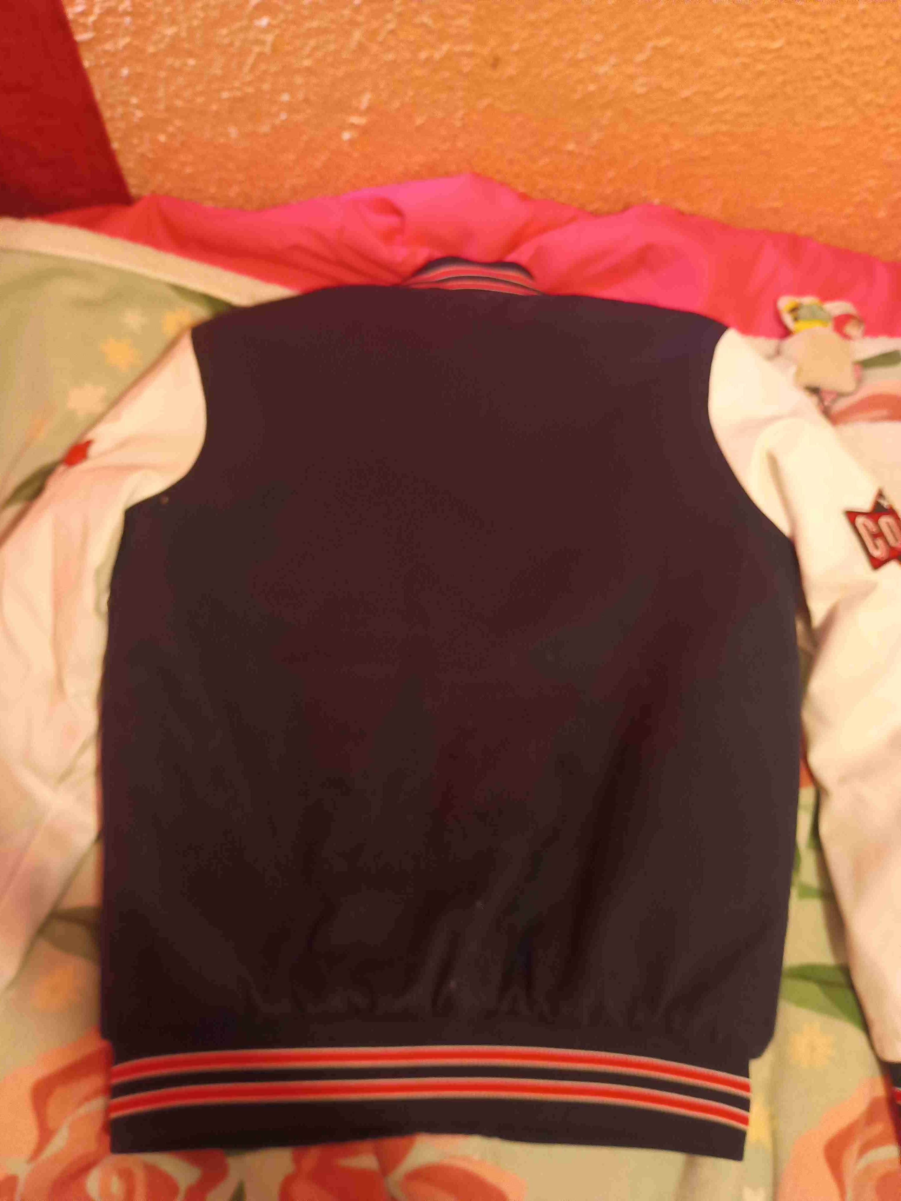 Chaqueta varsity azul y blanca S/M - miniatura 4