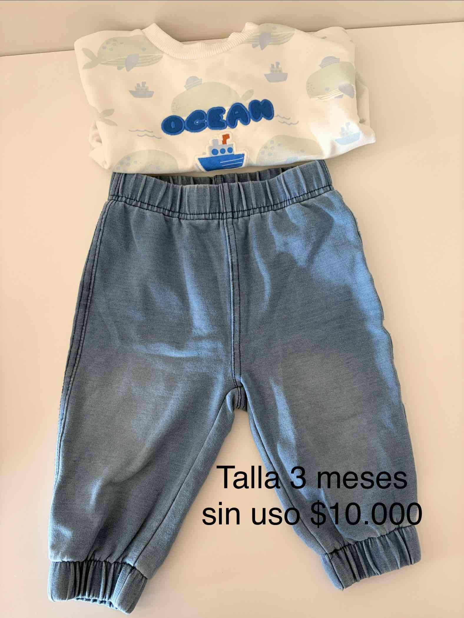 Conjunto bebé estampado océano - miniatura 1