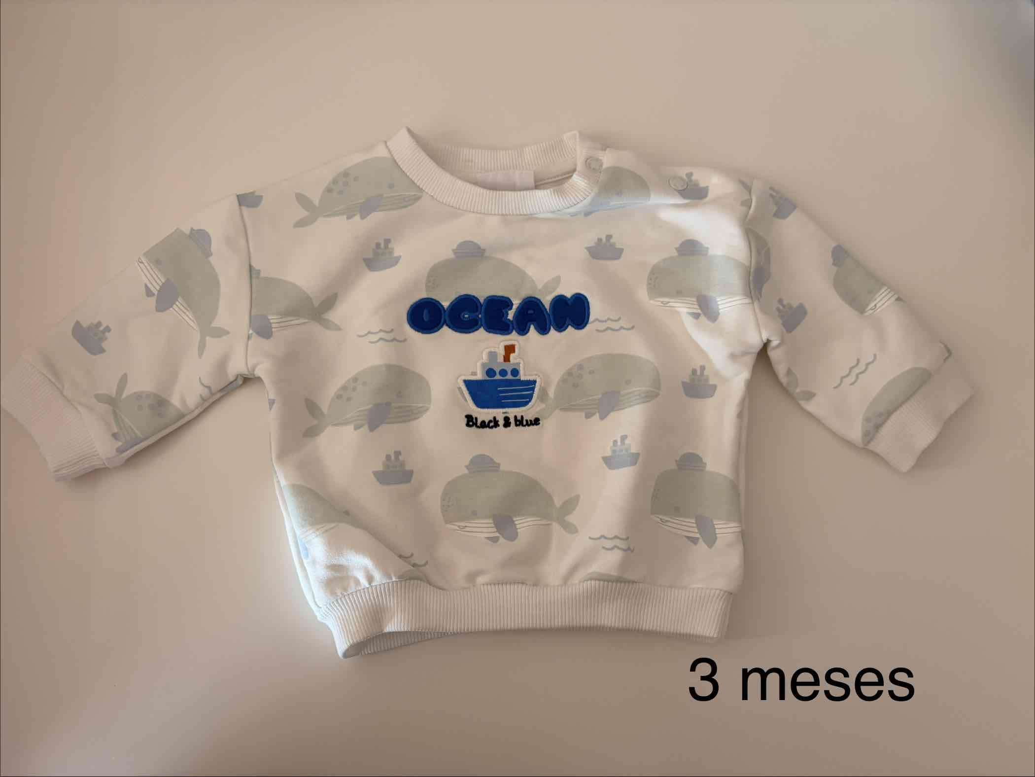 Conjunto bebé estampado océano - miniatura 2