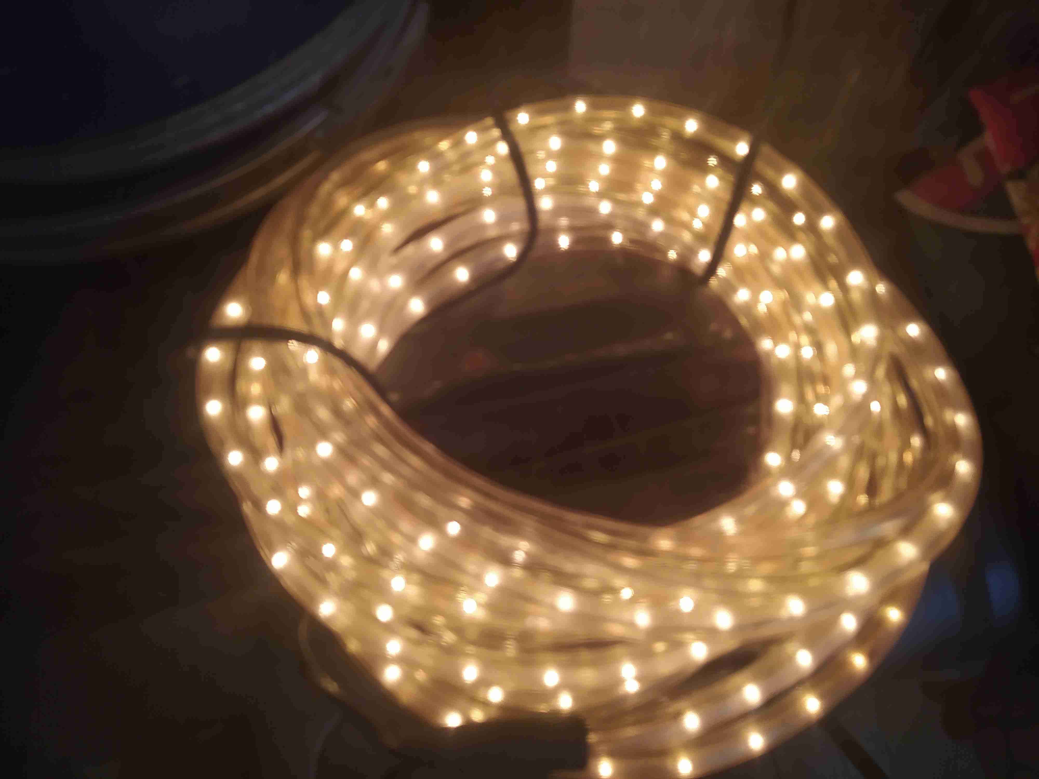 Guirnalda de luces LED blanca manguera led calida - miniatura 1