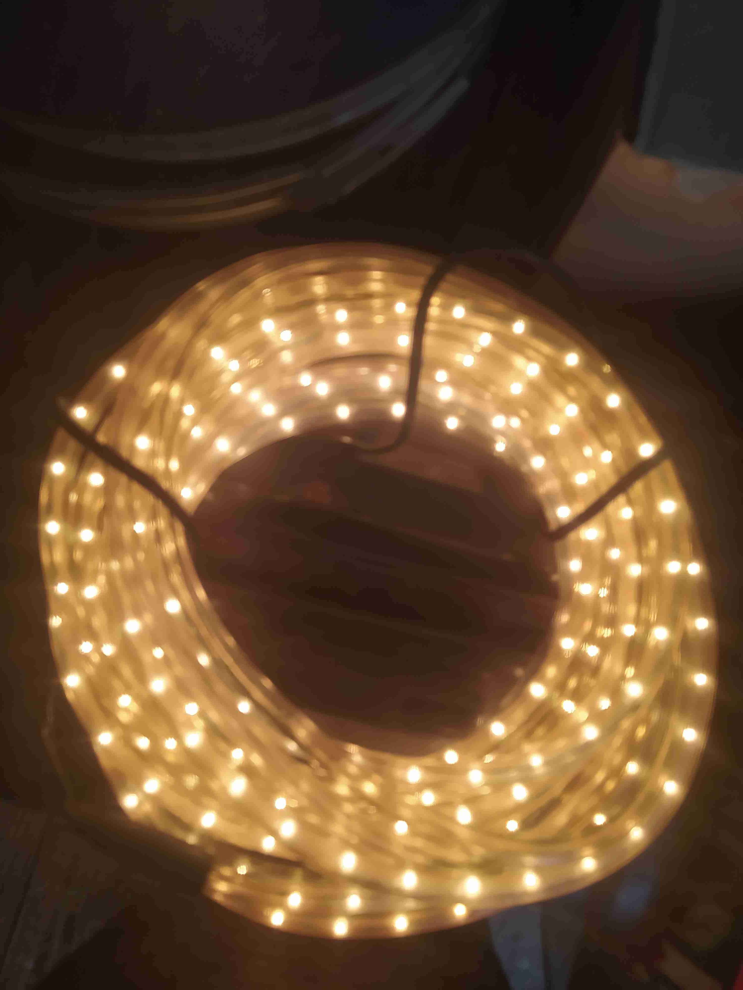 Guirnalda de luces LED blanca manguera led calida - miniatura 3