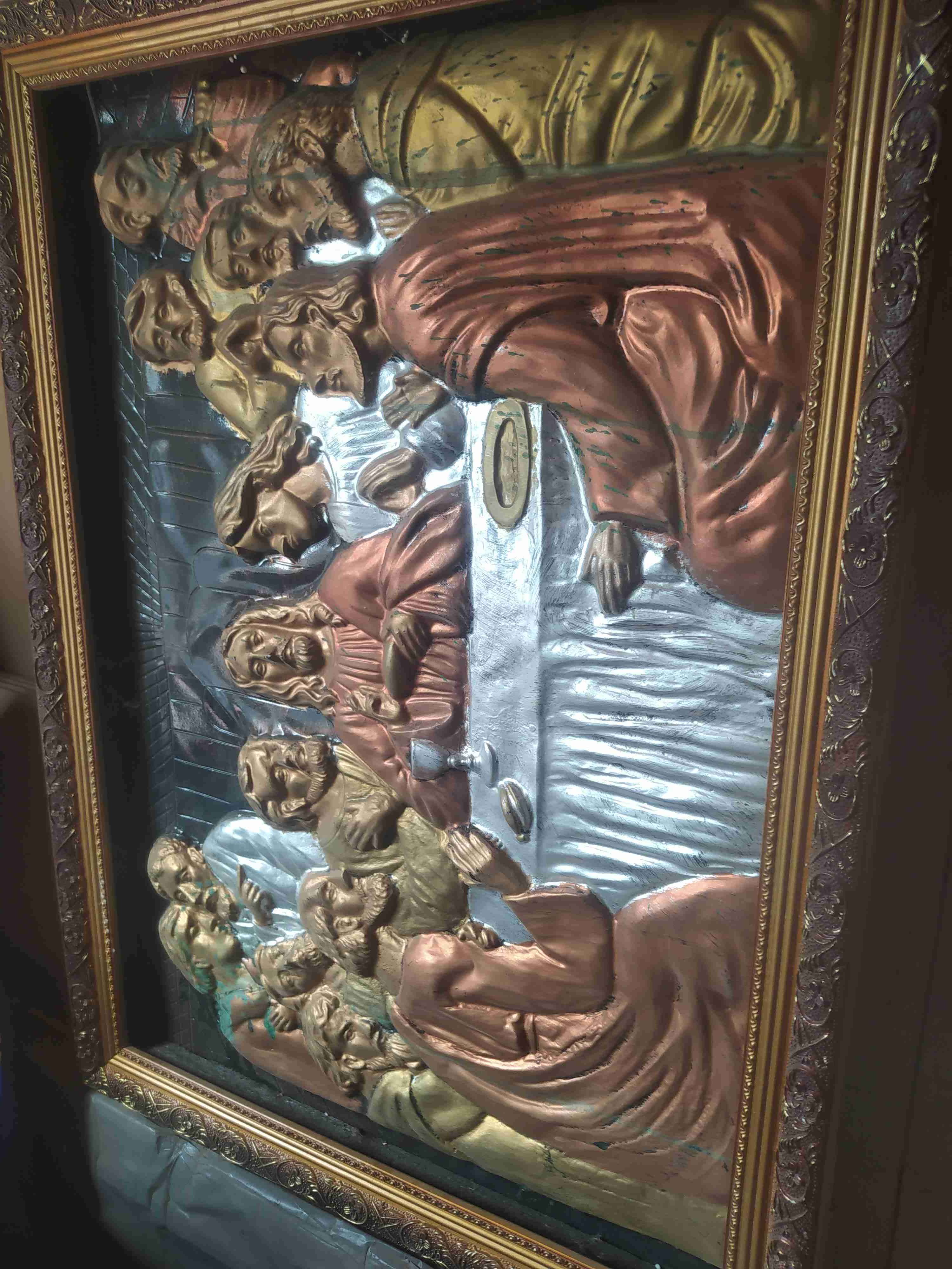 Cuadro en relieve de la Última Cena - miniatura 1