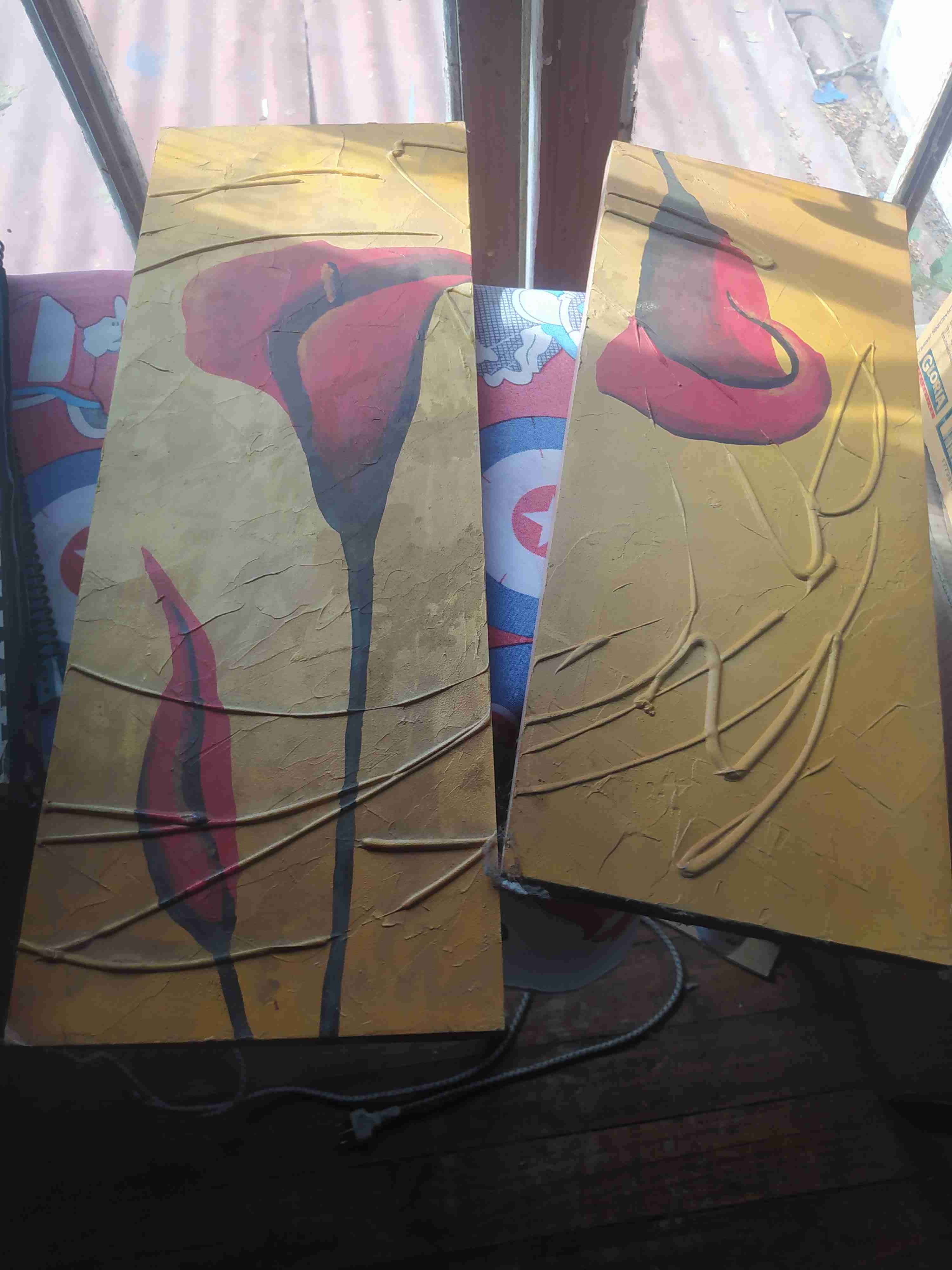 Cuadros con flores coloridas - miniatura 1