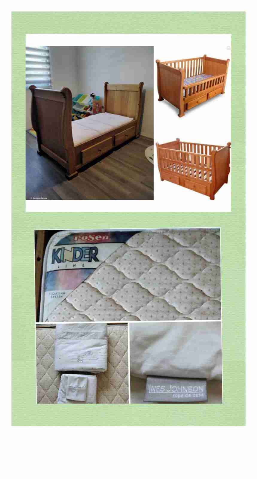 Cuna cuja convertible de Madera Raulí - miniatura 1