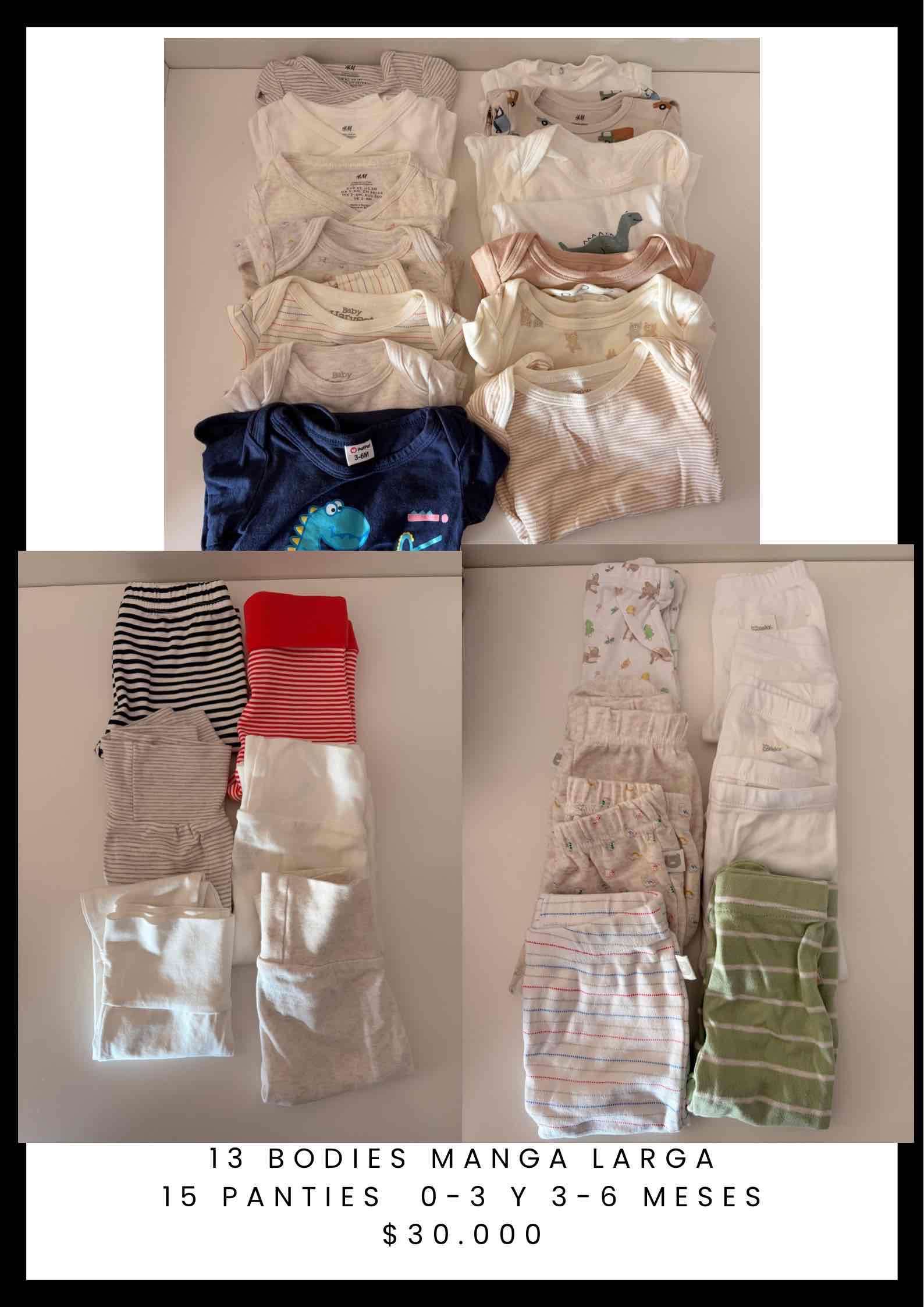 Lote ropa bebé 0-6 meses - miniatura 1