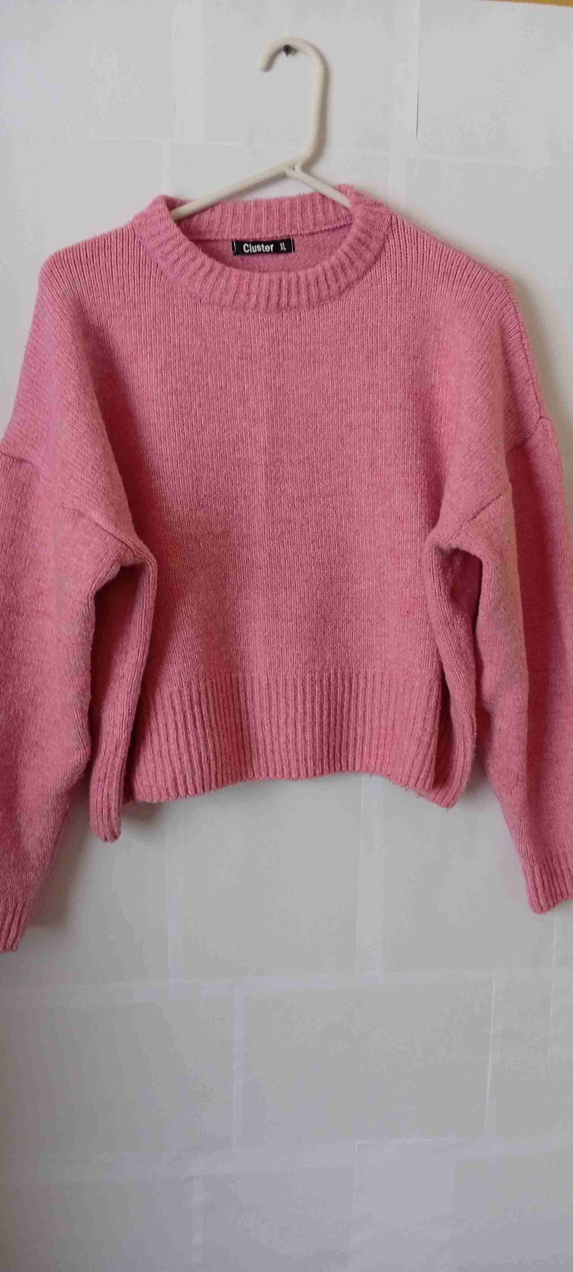 Suéter rosa de mujer XL - miniatura 1