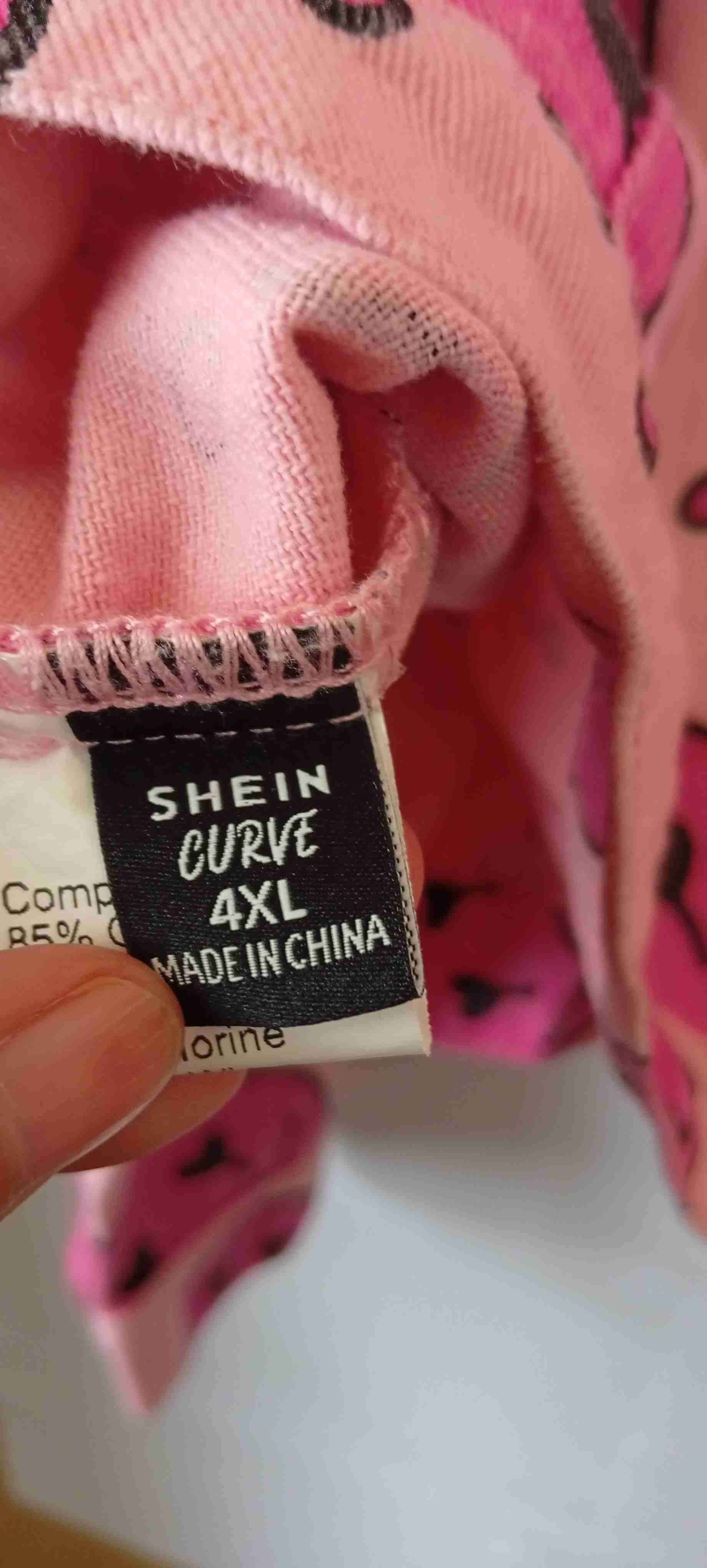 Chaqueta rosa con estampado divertido Talla 4XL - miniatura 3