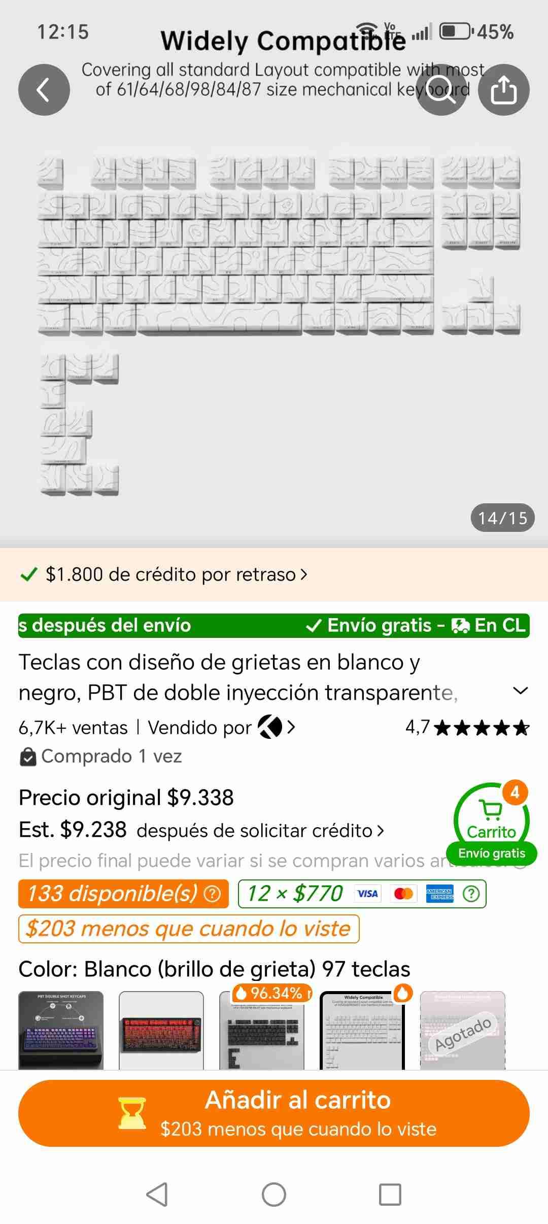 Piezas de teclas para teclado - miniatura 3