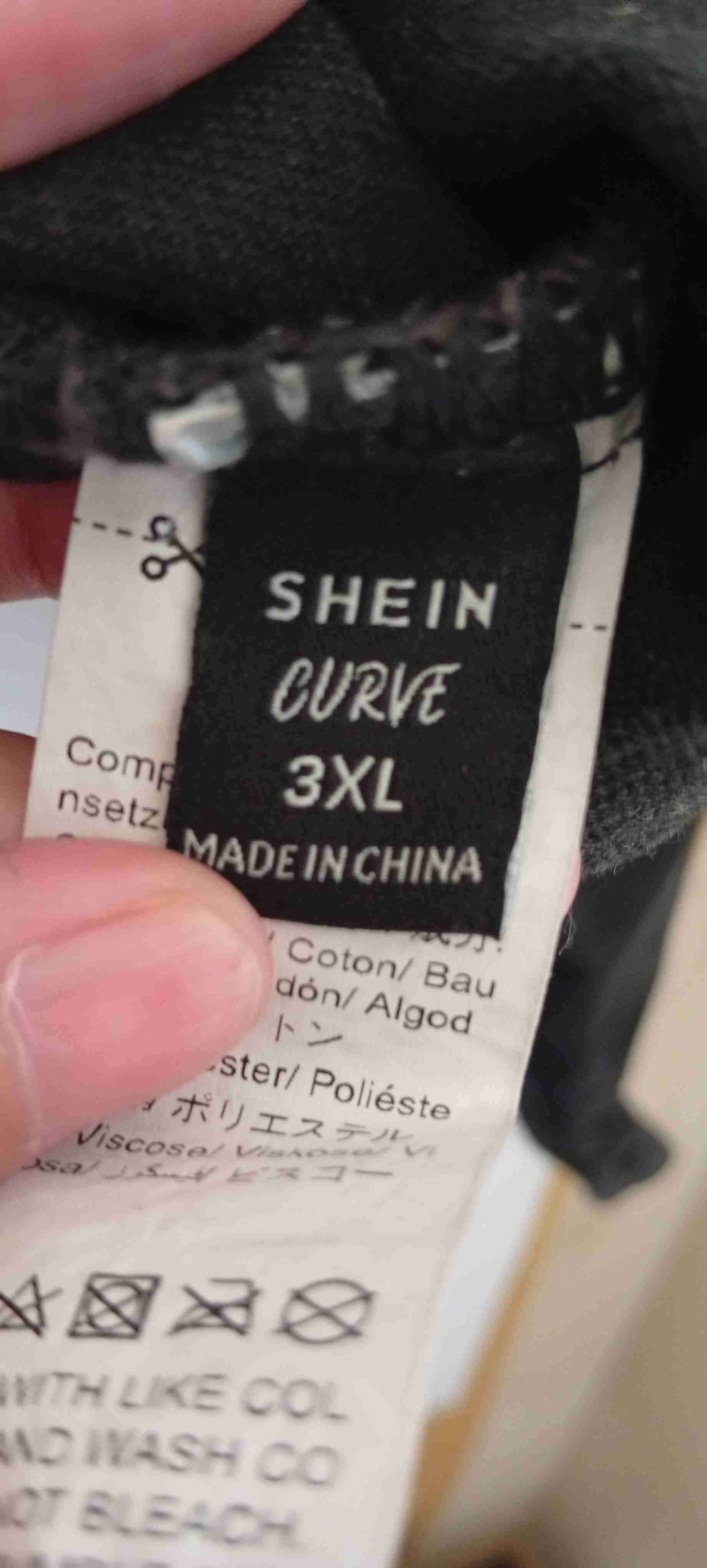 Chaqueta de mezclilla negra con llamas Talla 3XL - miniatura 3