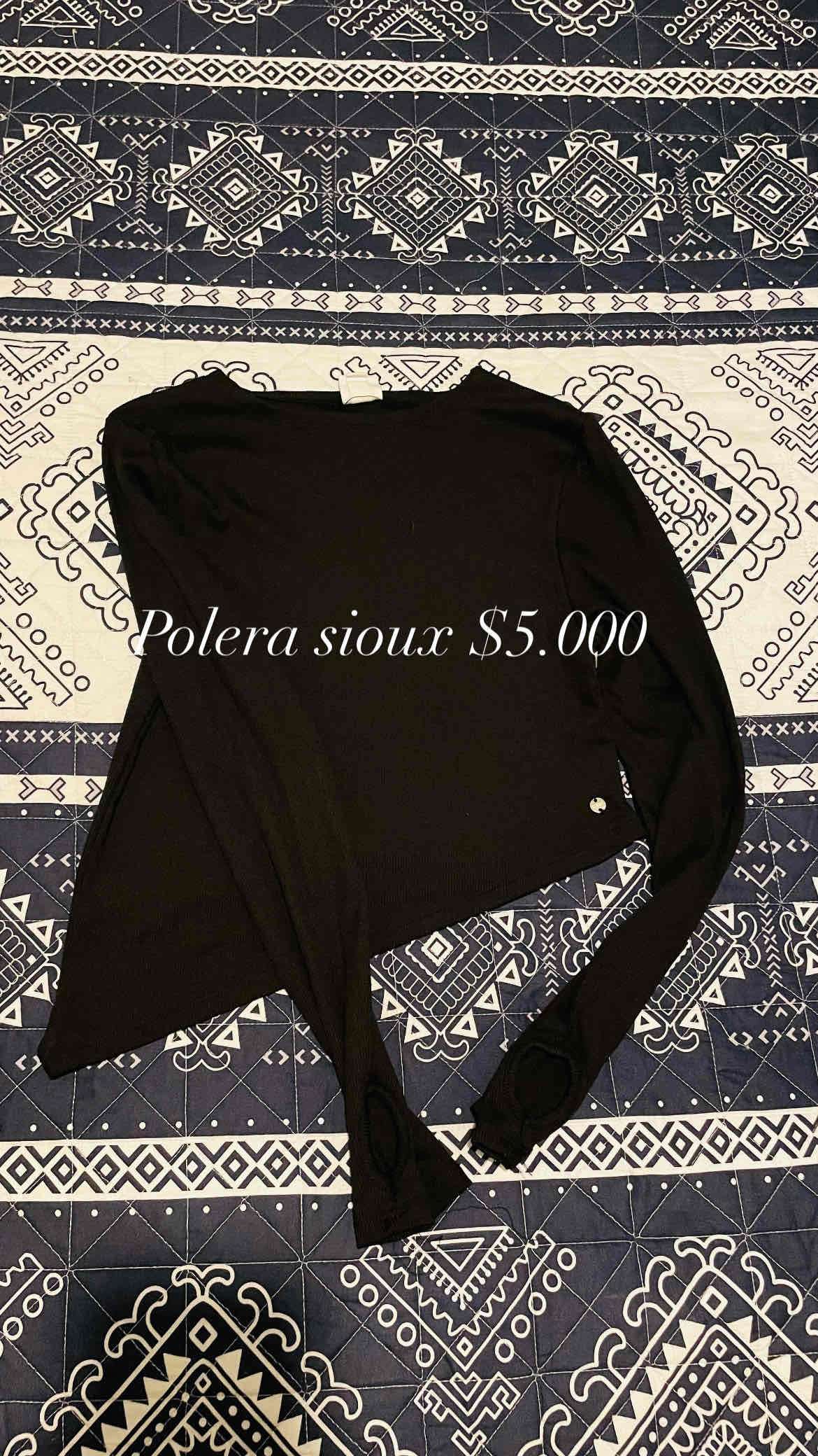 Polera negra sioux - miniatura 1
