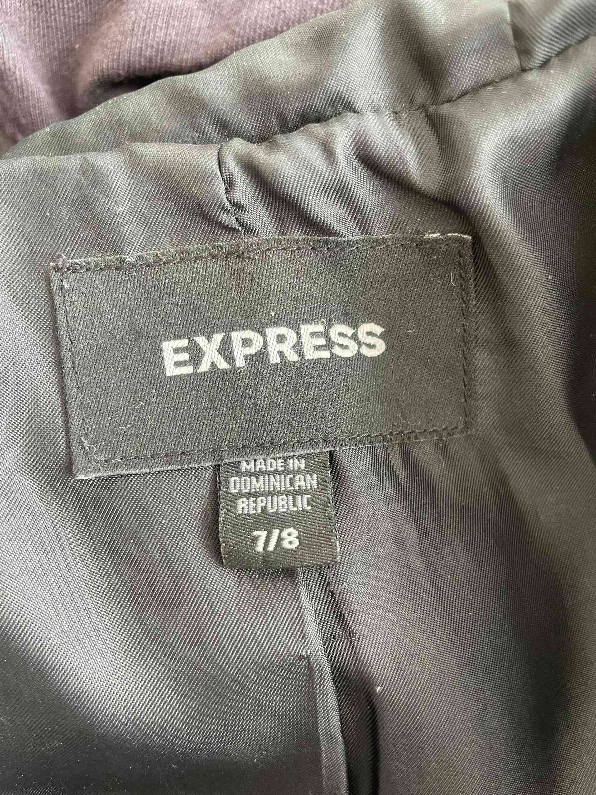 Abrigo gris con capucha, talla S - miniatura 3