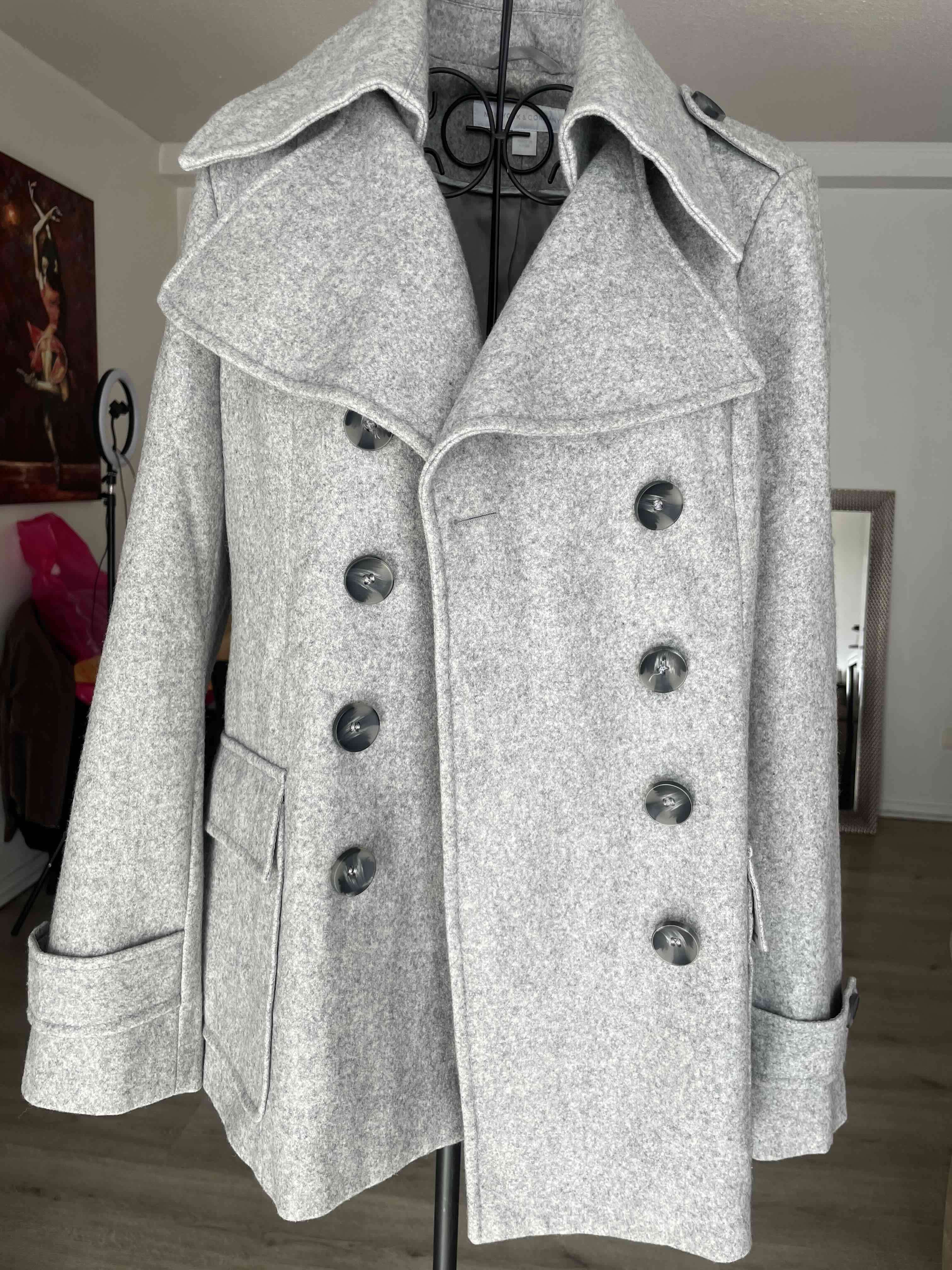 Abrigo gris, talla S - miniatura 1