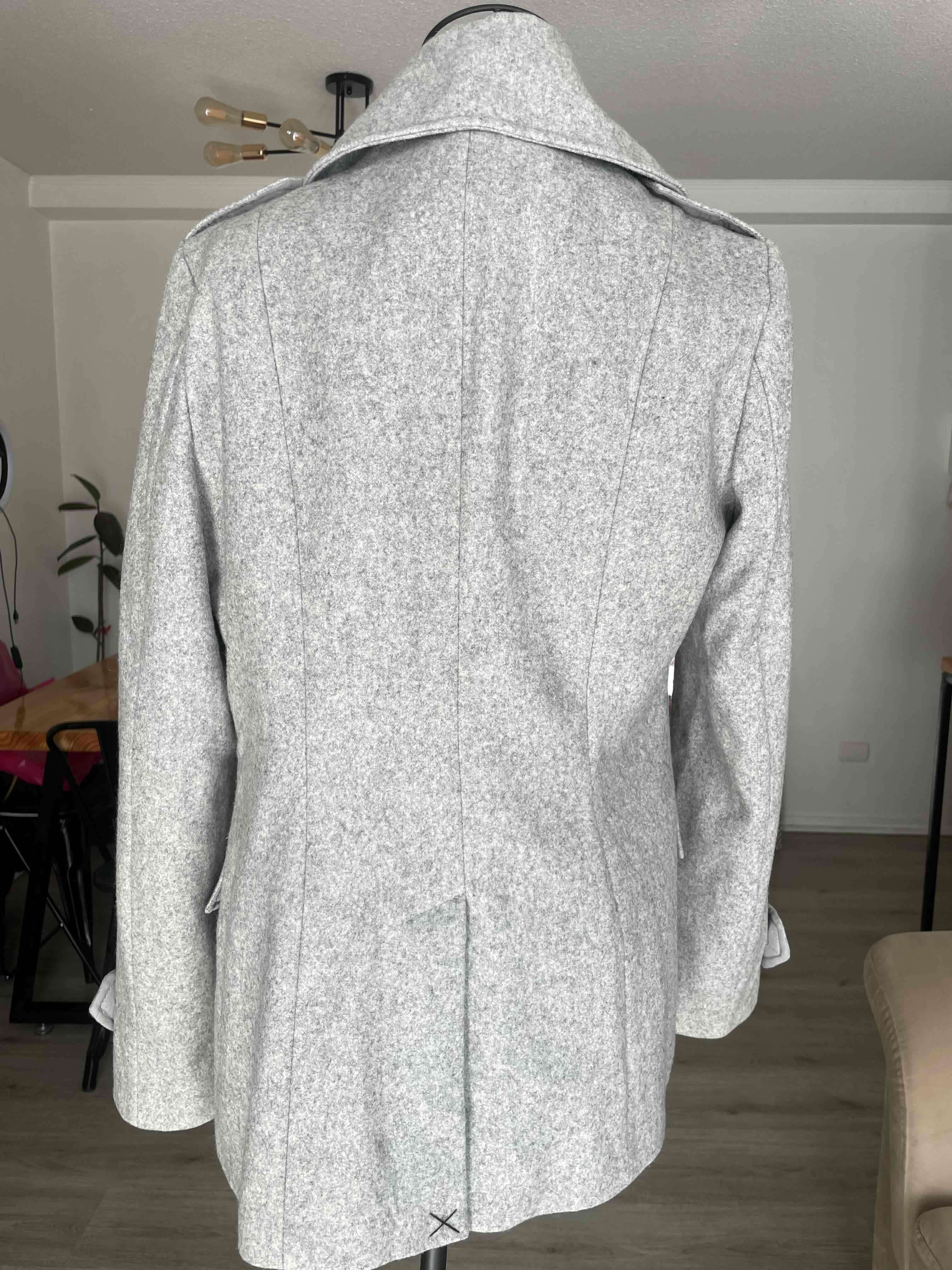 Abrigo gris, talla S - miniatura 2