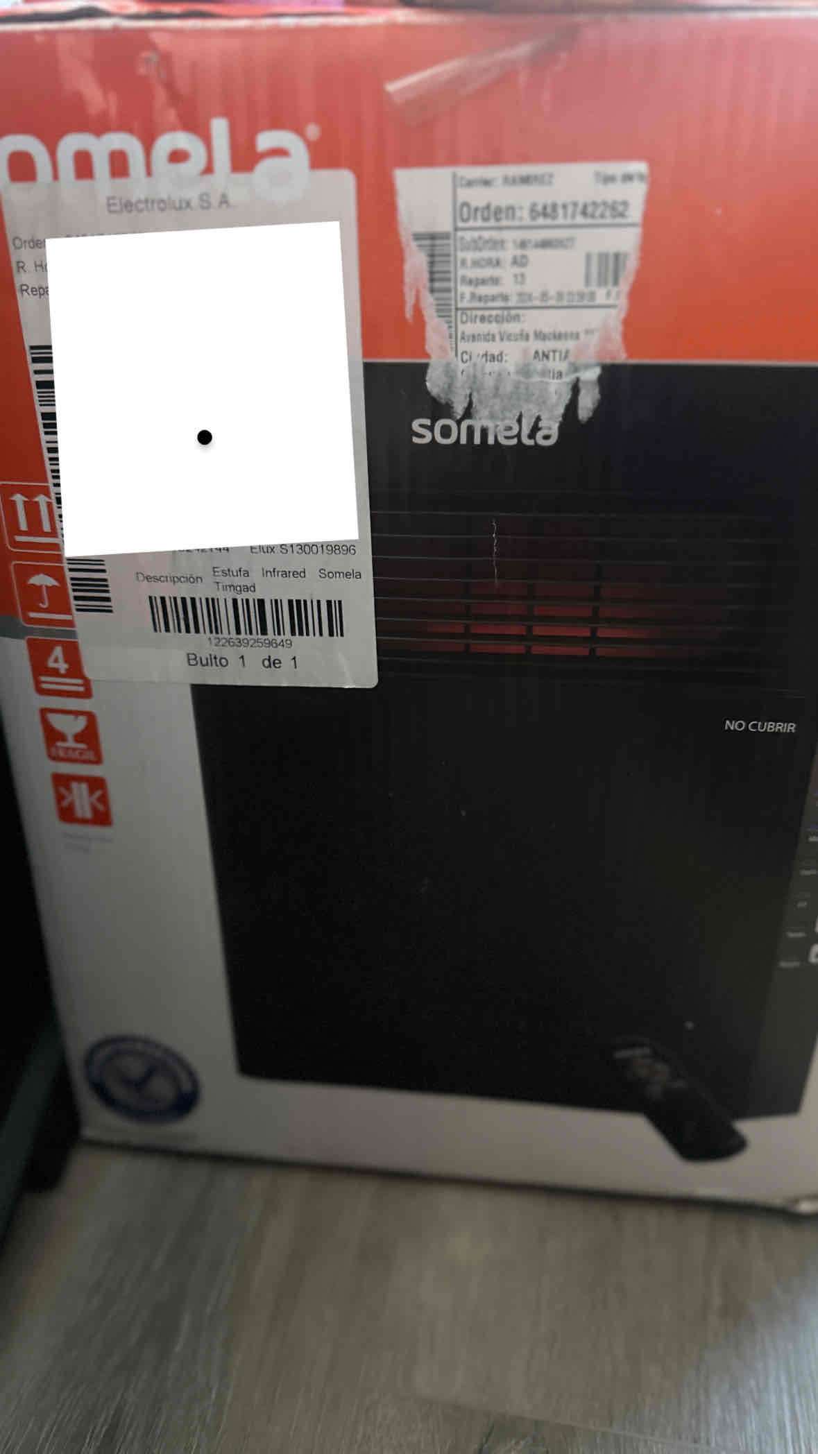 Calefactor eléctrico Somela negro - miniatura 4