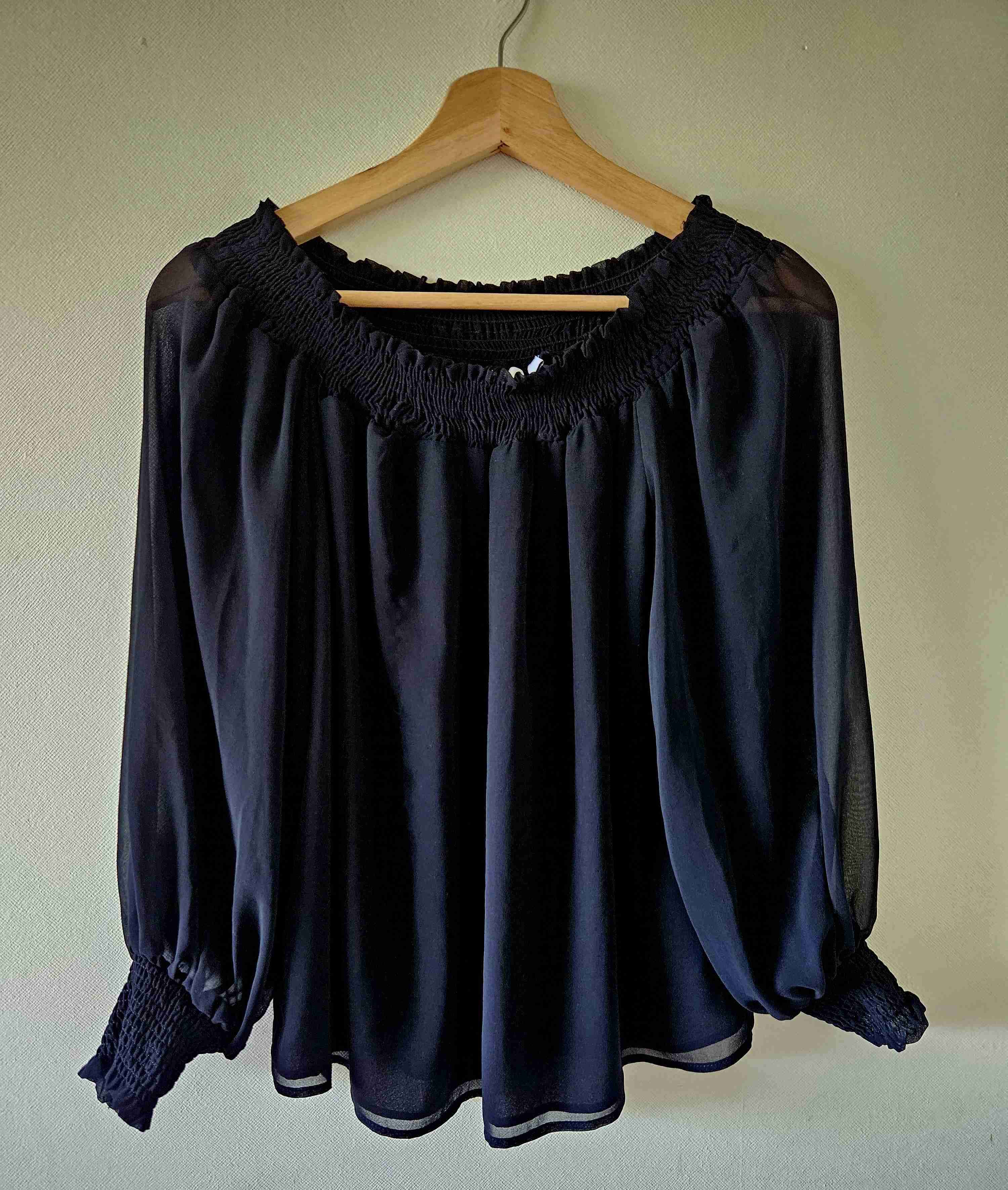 Blusa negra Topshop - miniatura 1