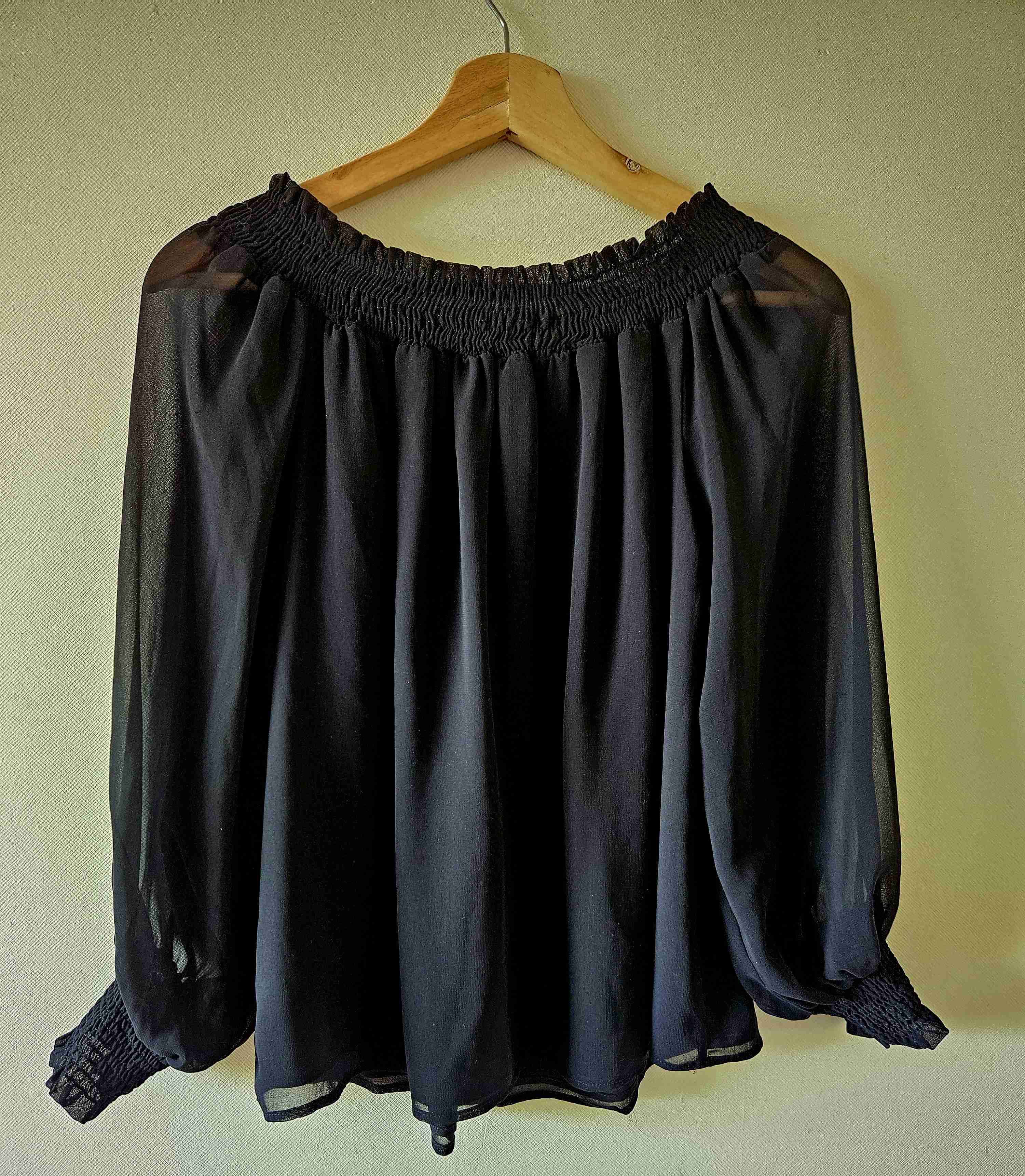Blusa negra Topshop - miniatura 4