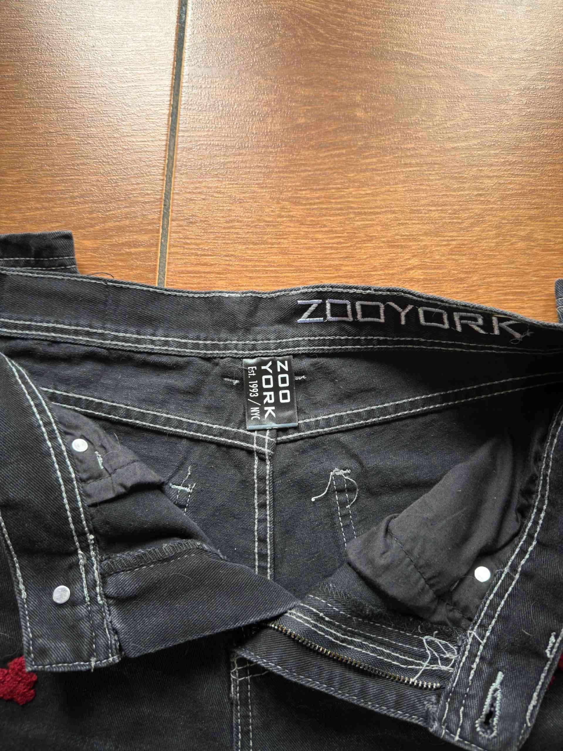 Jeans negros zoo york  con diseño originales - miniatura 2