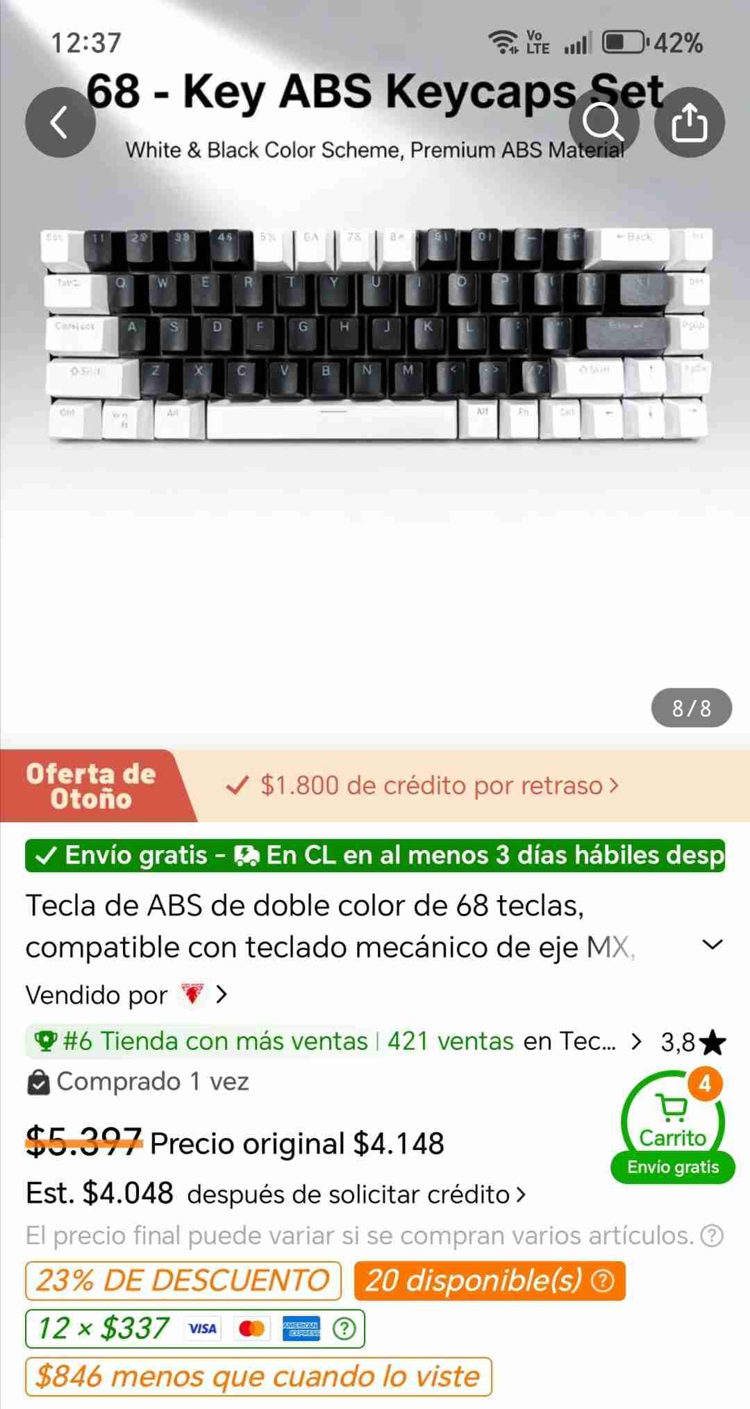 Teclas para teclado mecánico - miniatura 3