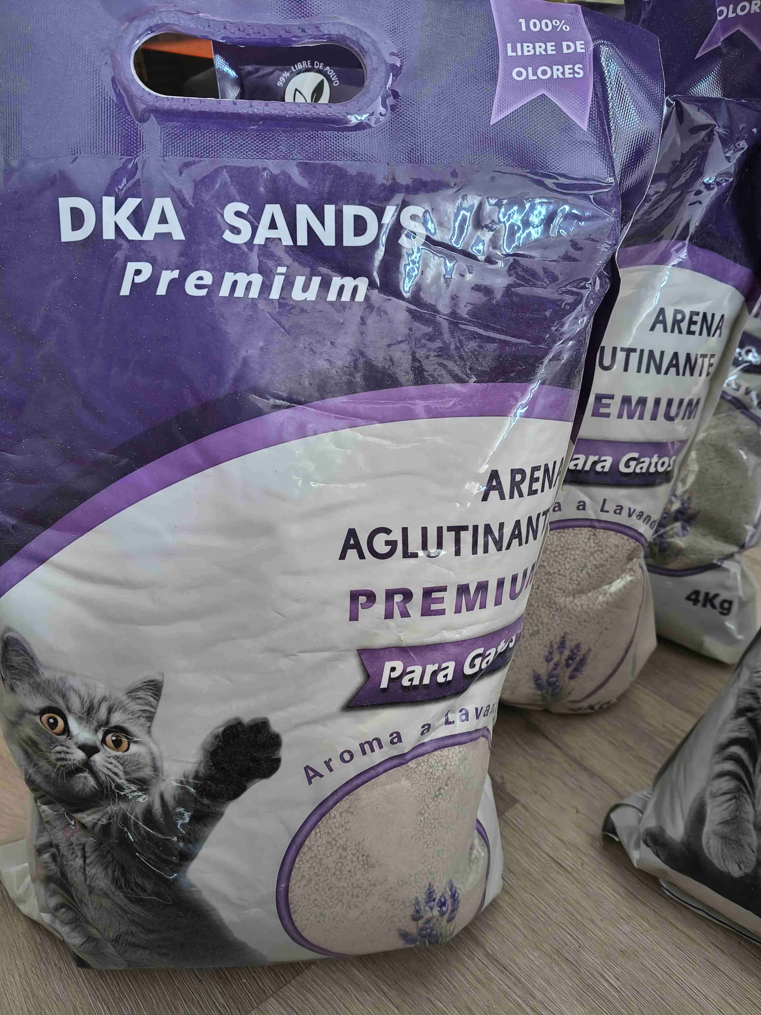 Arena aglutinante para gatos 4kg