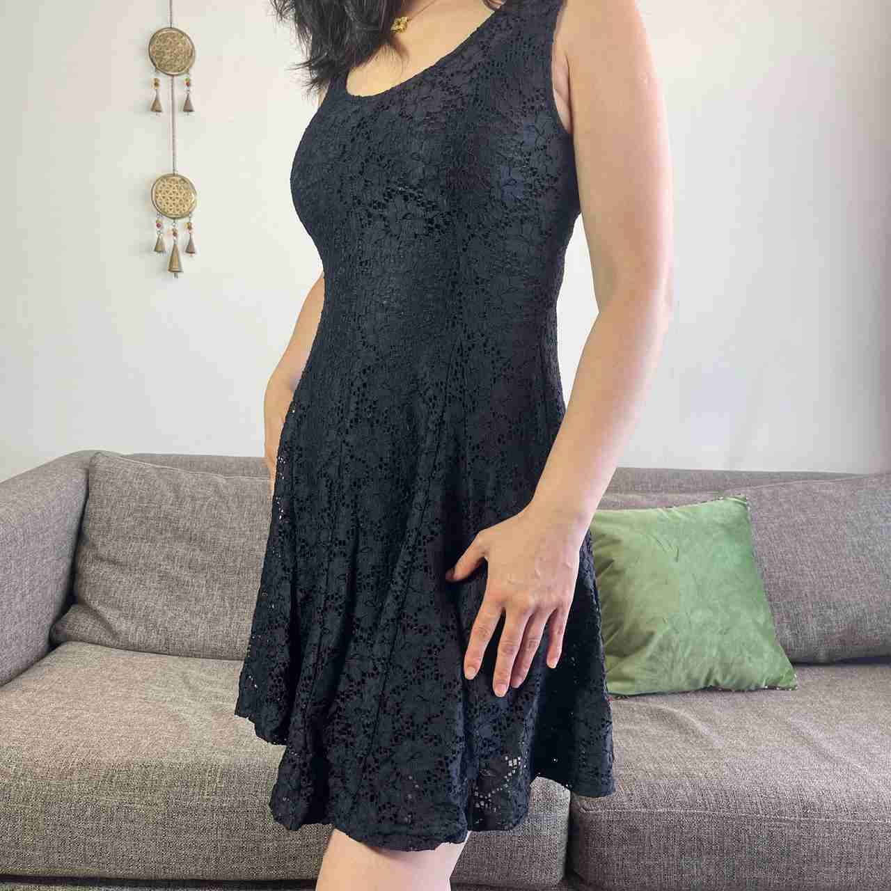 Vestido Ícono Talla S Negro - miniatura 1