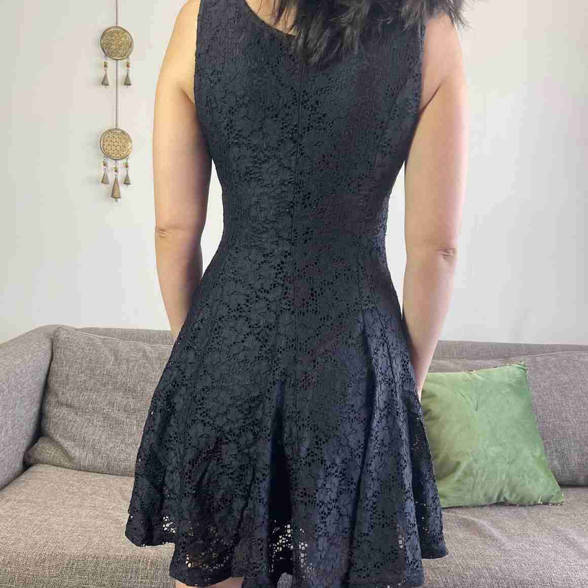 Vestido Ícono Talla S Negro - miniatura 3