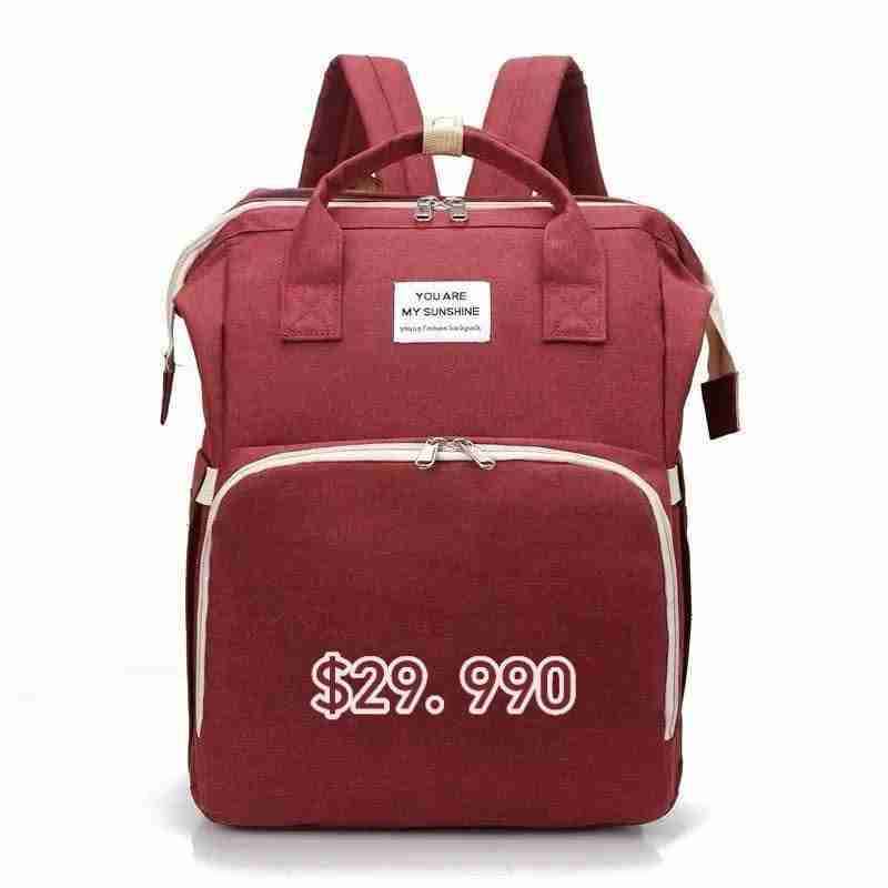 Mochila multifuncional azul/rojo/morado - miniatura 2