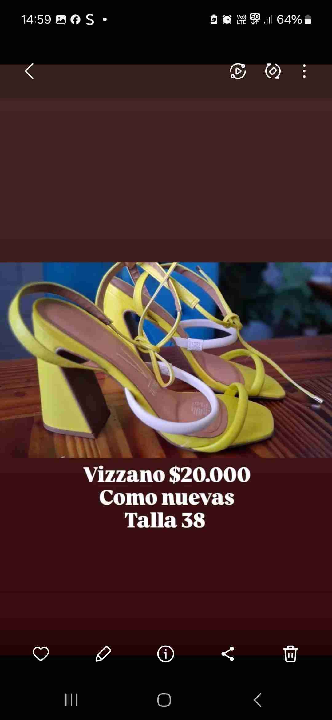 Tacones amarillos Vizzano - miniatura 1