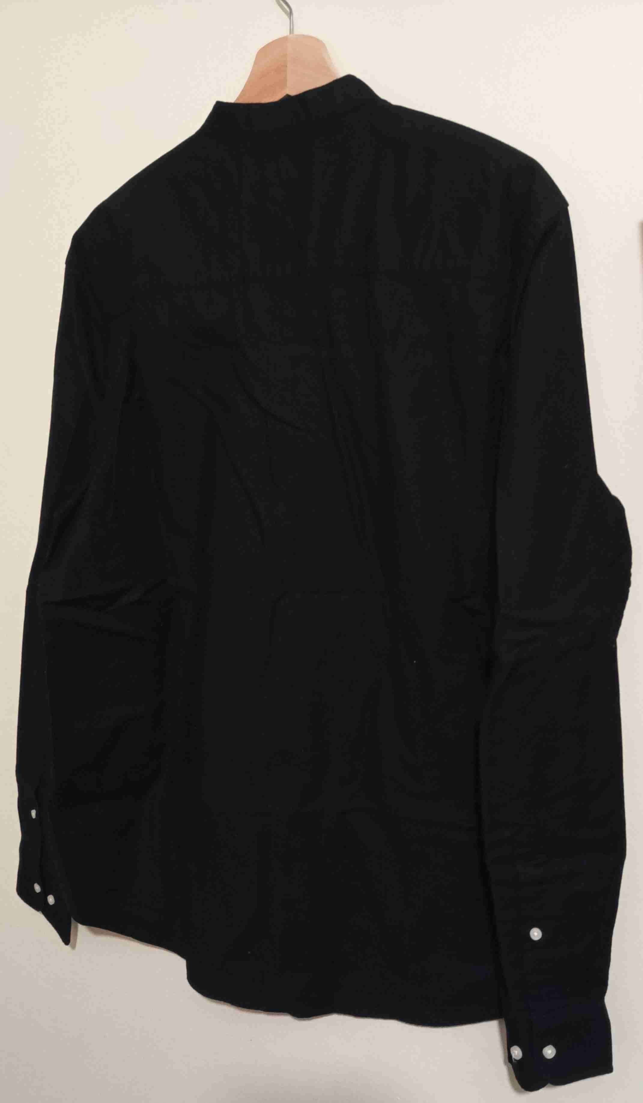 (Zara) Camisa Negra Hombre - miniatura 4