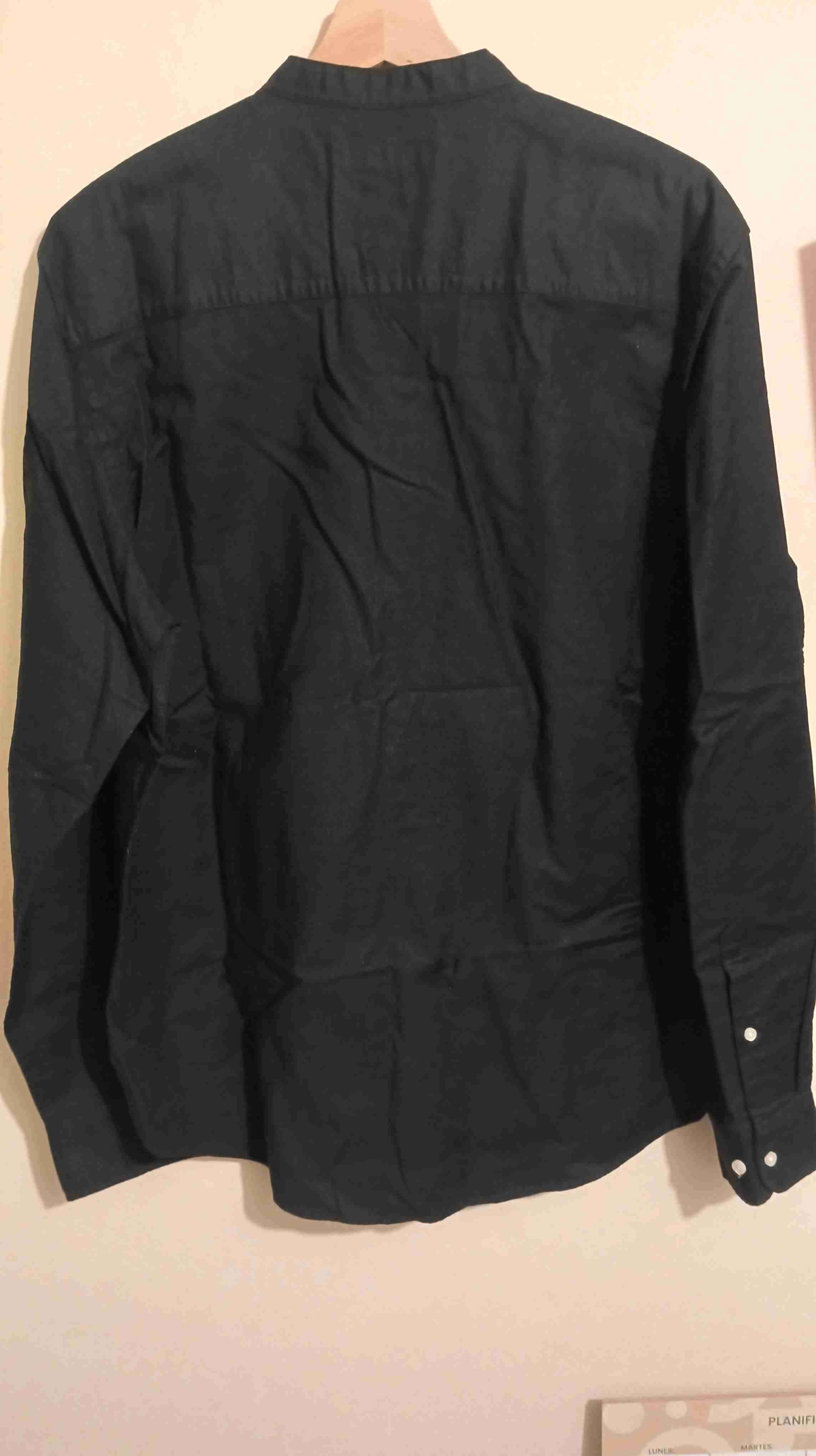 (Zara) Camisa Negra Hombre - miniatura 6