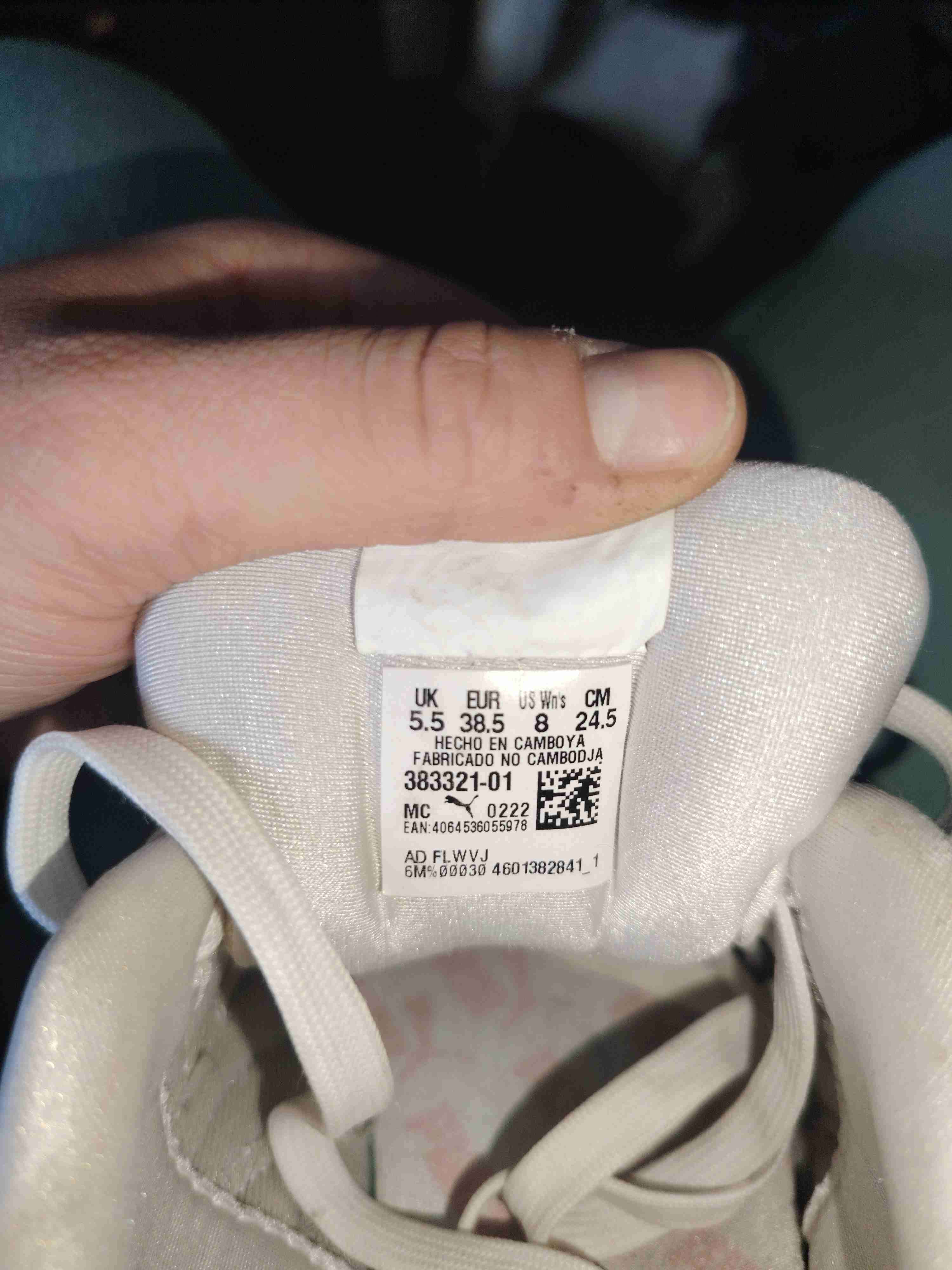 Zapatillas deportivas blancas puma - miniatura 3