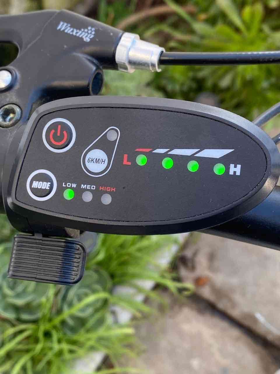 Bicicleta eléctrica plegable blanca Hiland - miniatura 4