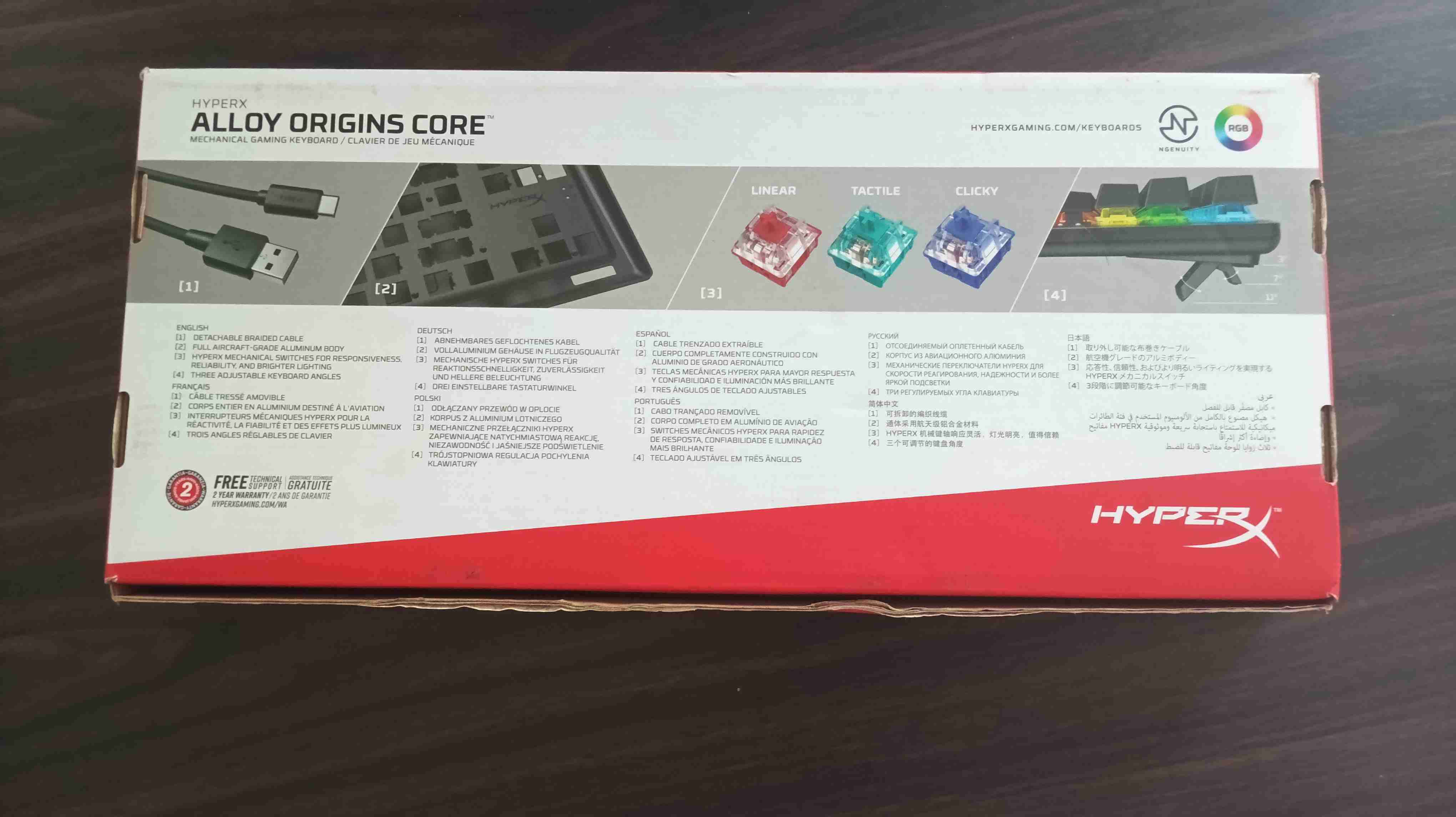 HyperX Alloy Origins TKL (Aqua) - miniatura 4