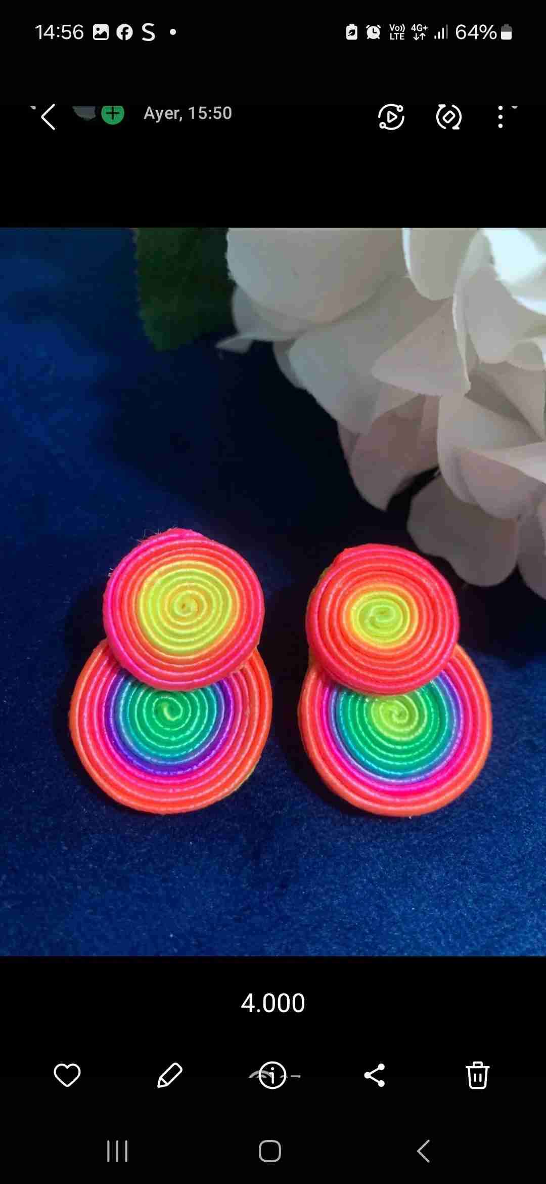 Aros espirales de colores