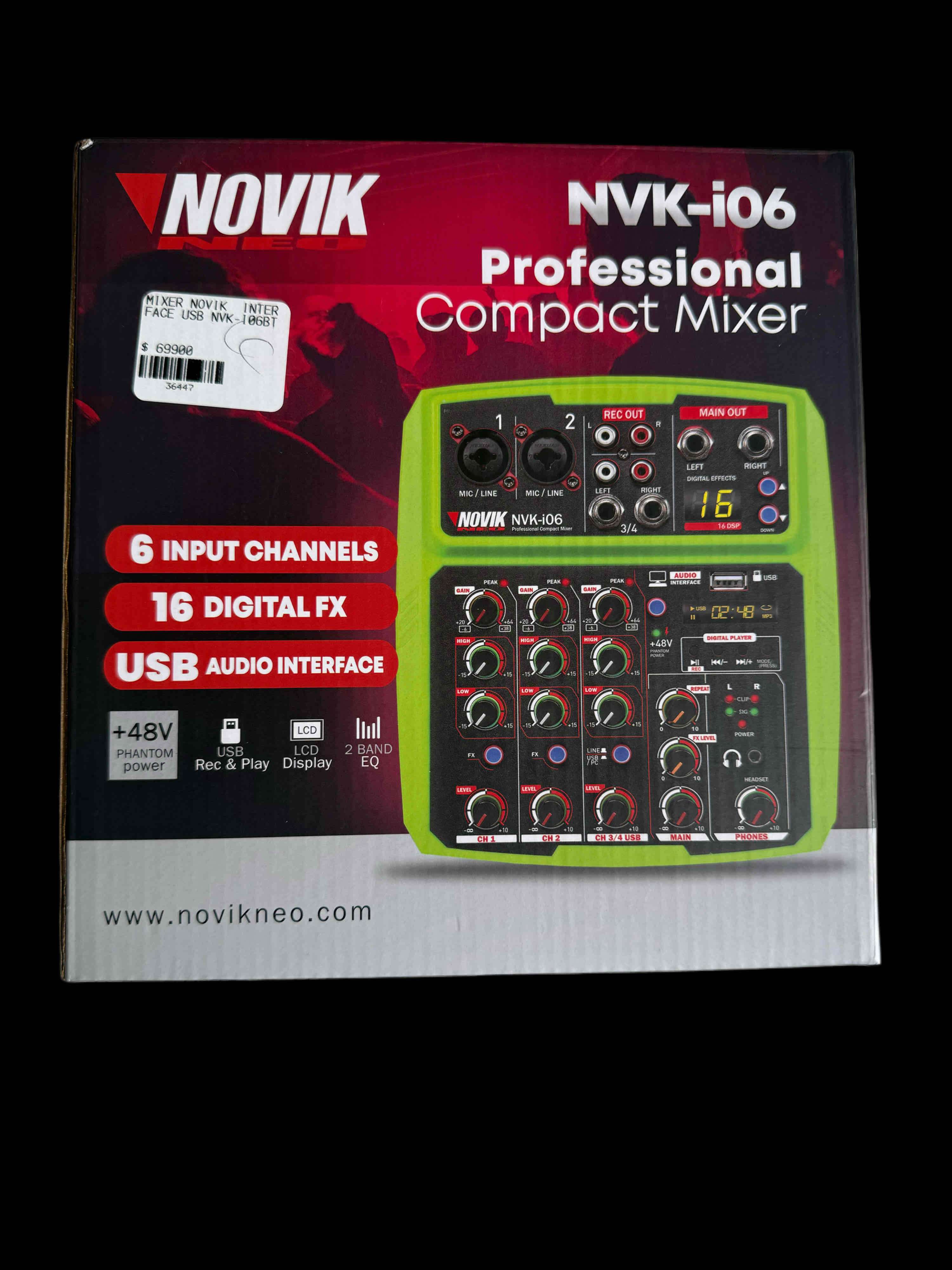 Mezclador compacto Novik NVK-i06