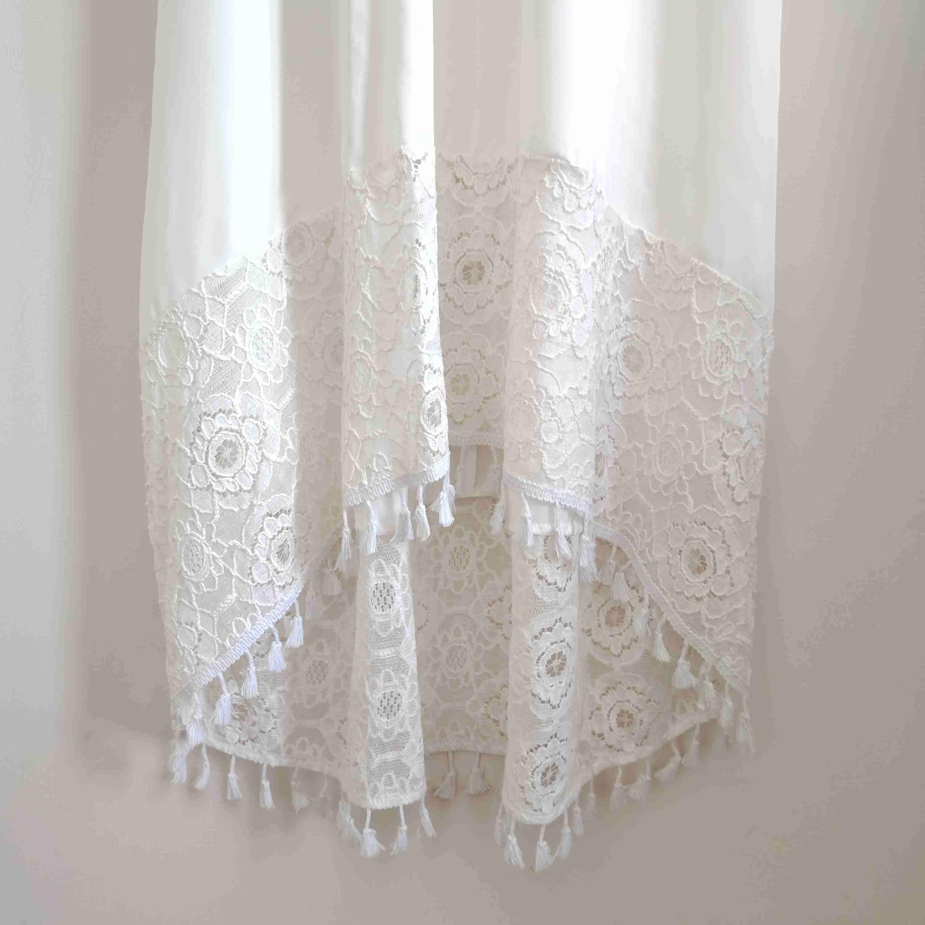 Vestido Blanco Largo L - miniatura 3