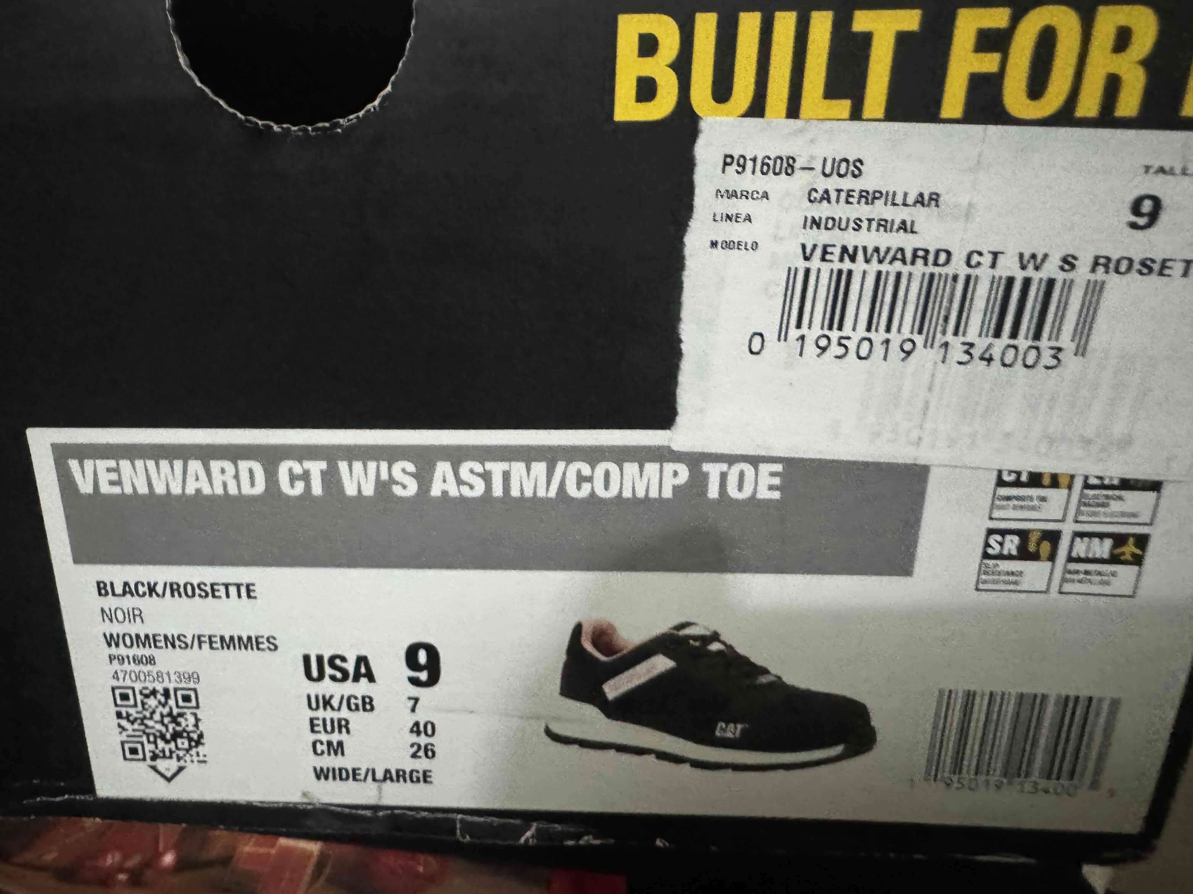 Zapatillas de seguridad negras Caterpillar - miniatura 2