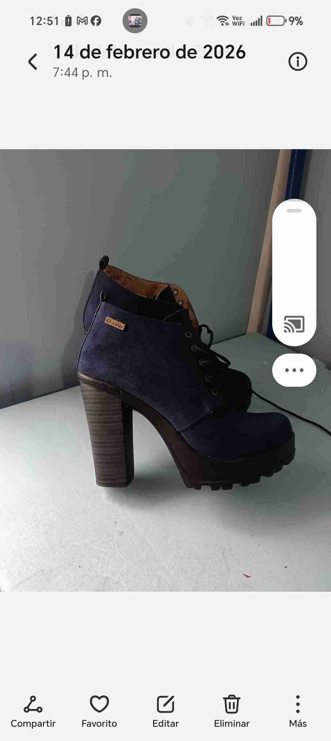 Botines beige con plataforma - miniatura 6