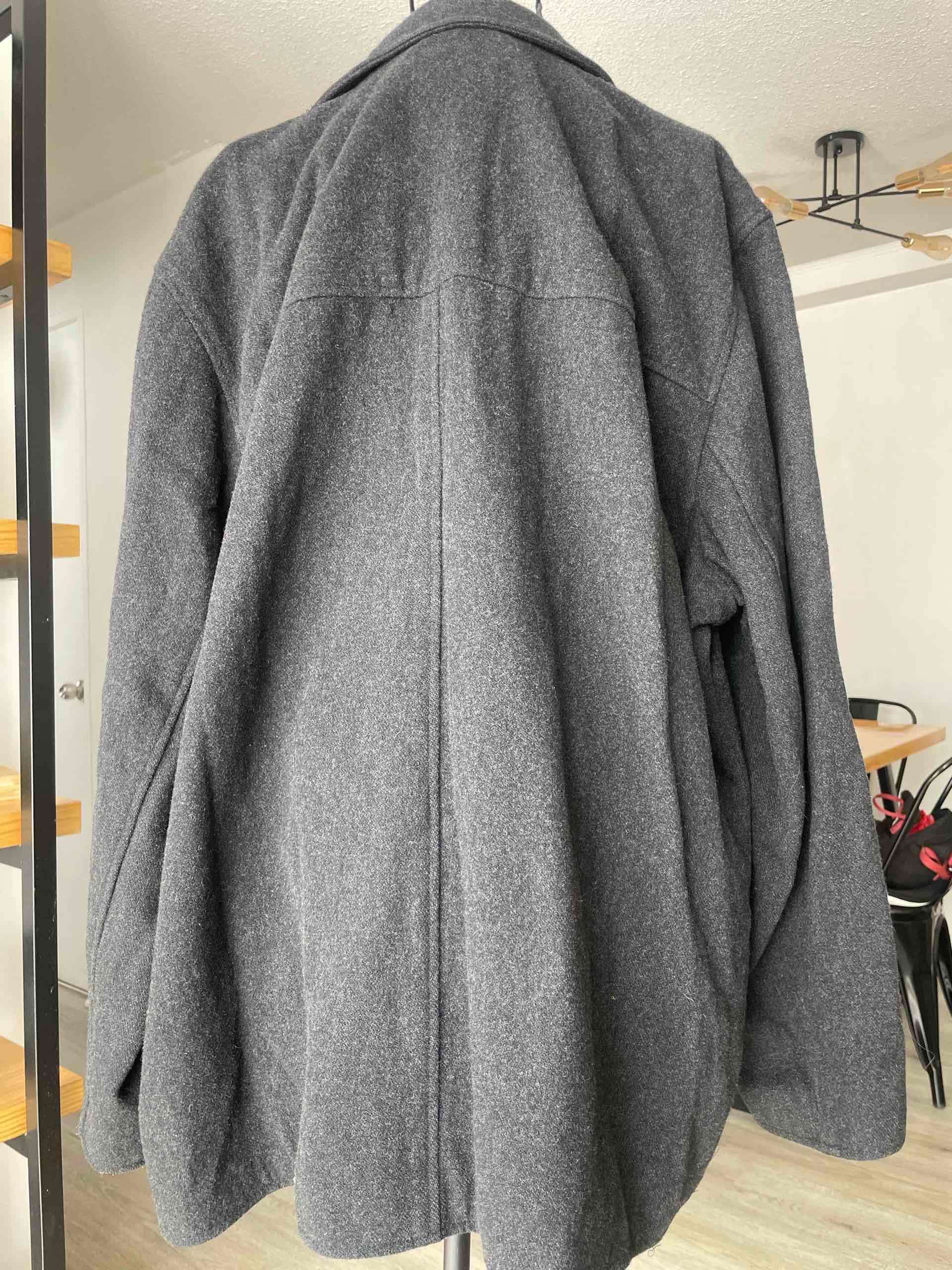Abrigo de hombre gris oscuro - miniatura 2
