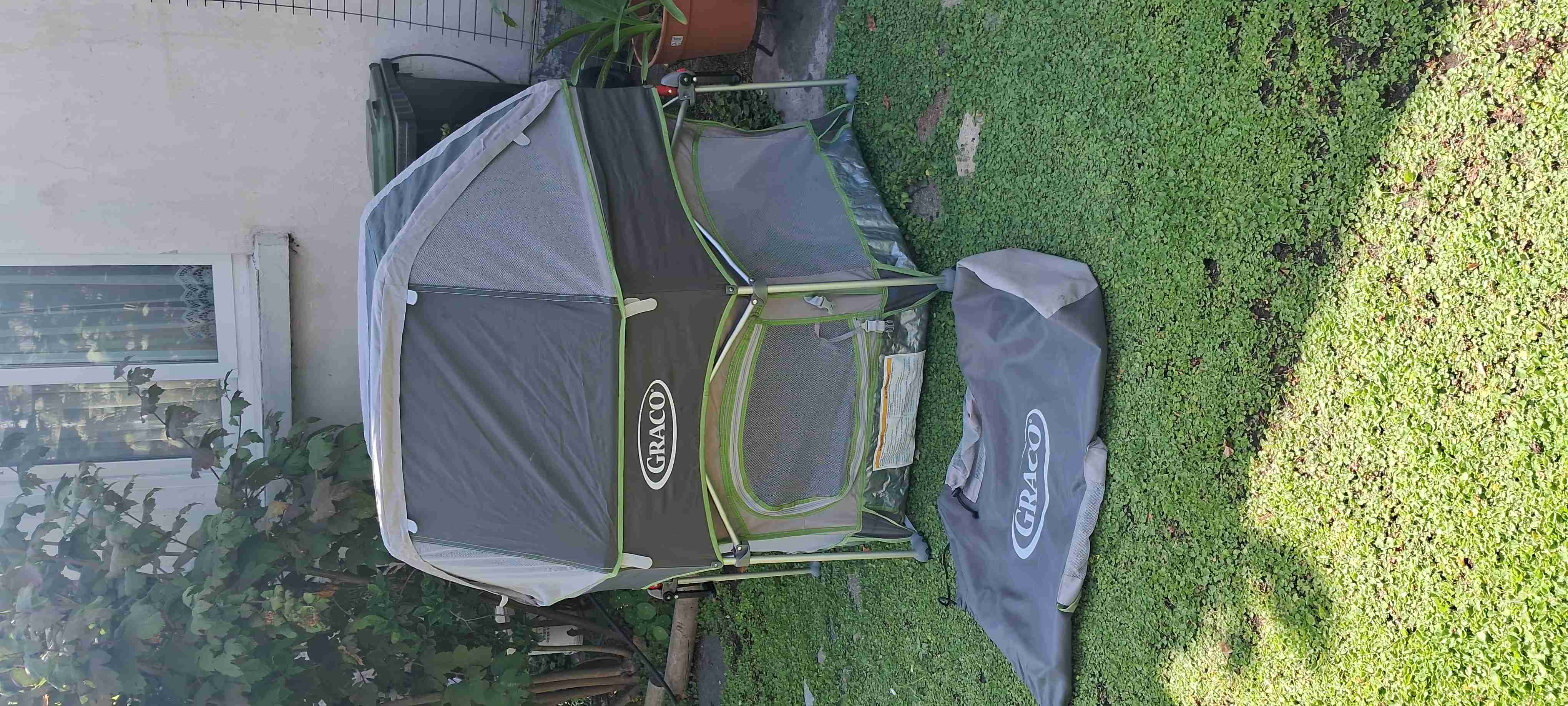 Corralito Graco portátil gris - miniatura 2