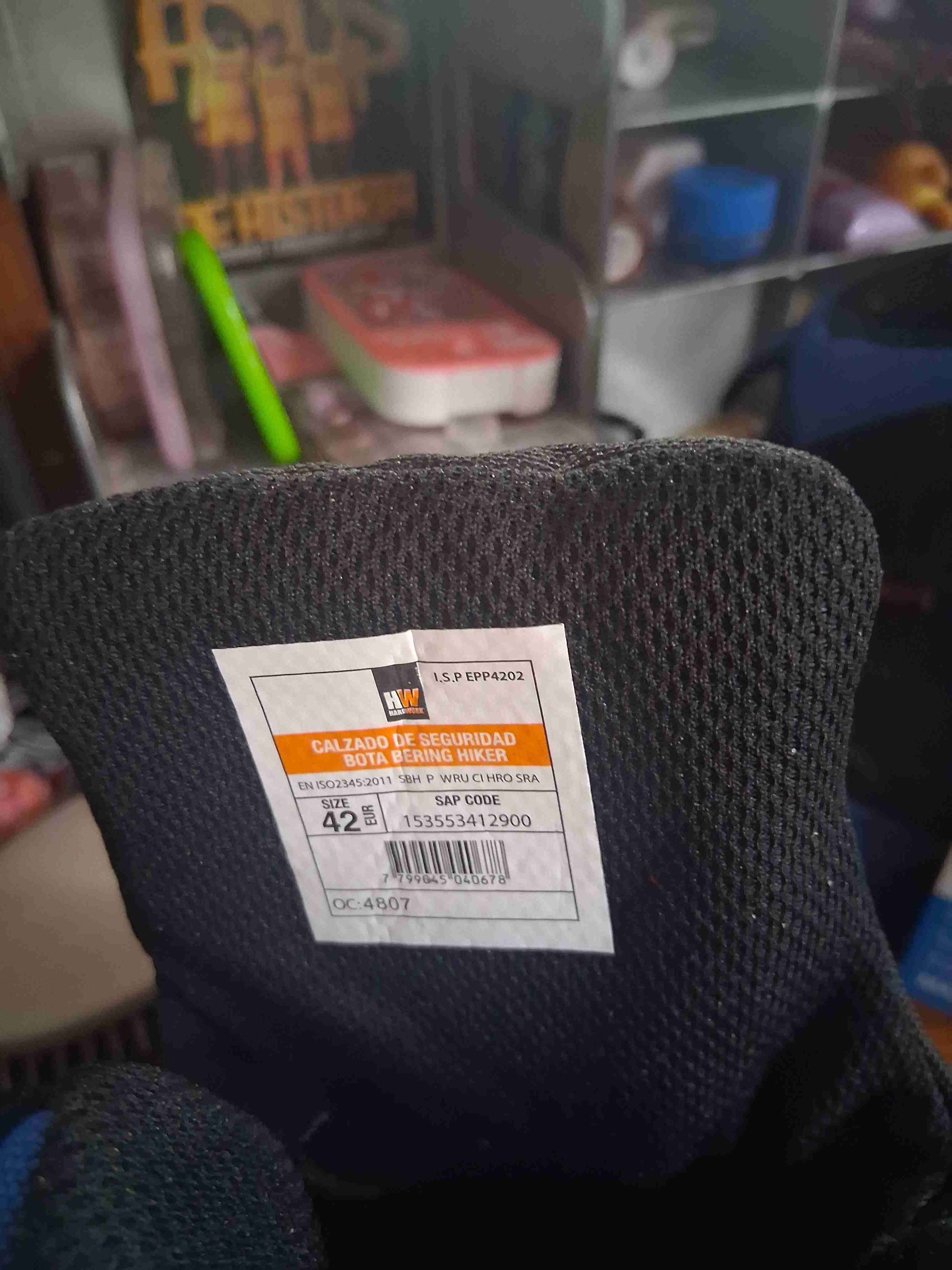 Botas de seguridad 42 negras - miniatura 1