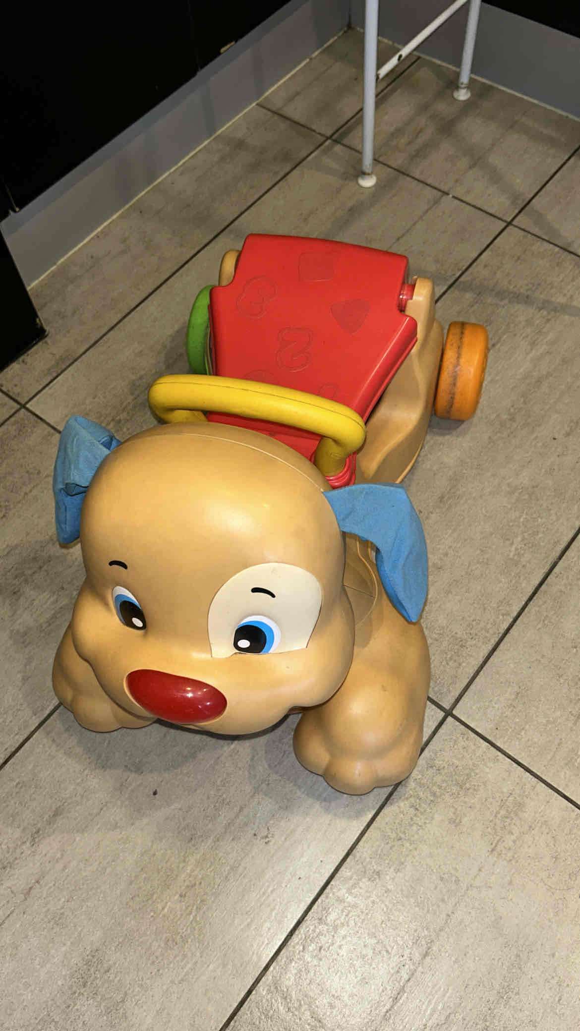 Andador infantil en forma de perro