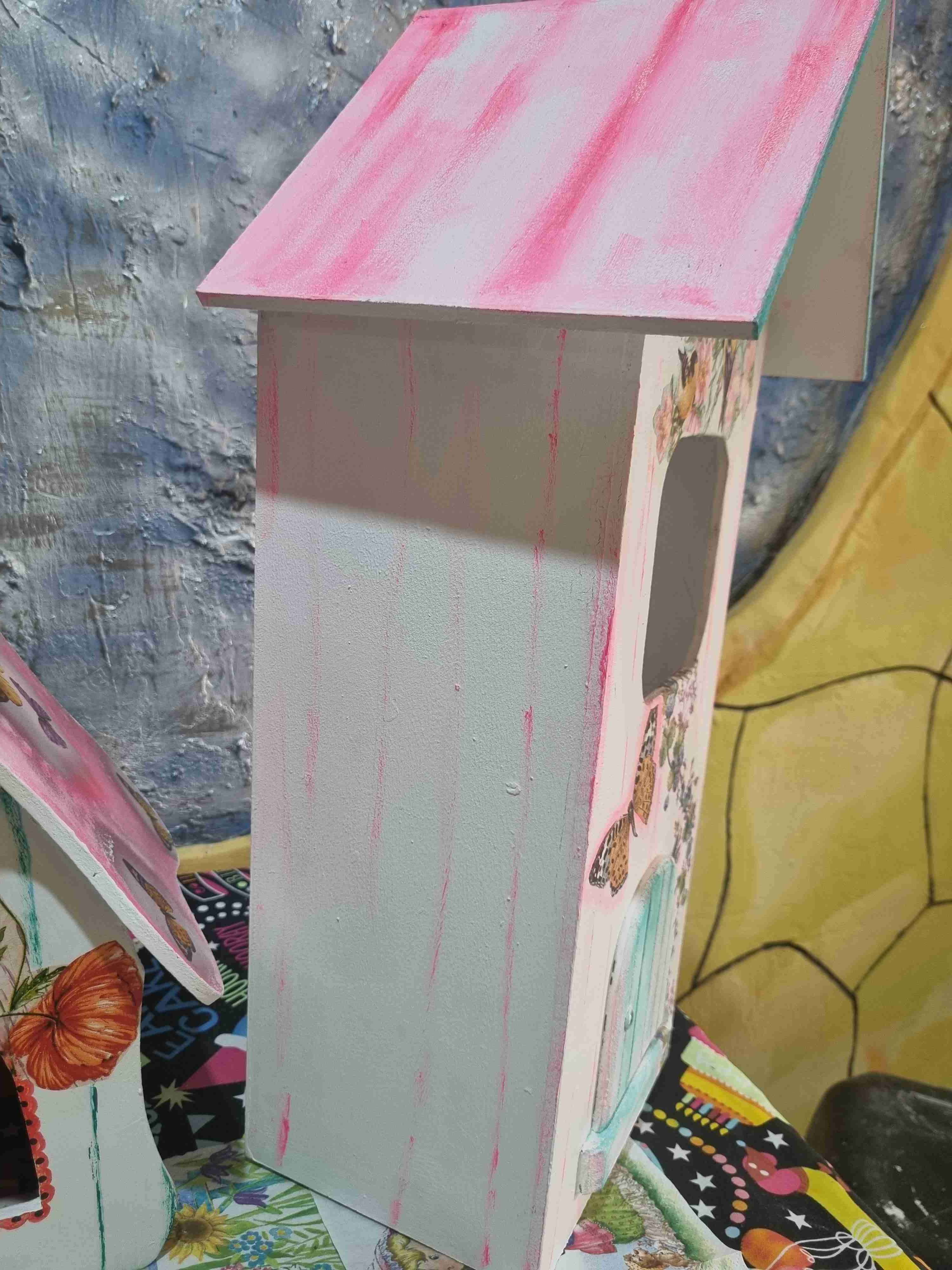 Casita medidor decorativa de madera - miniatura 2