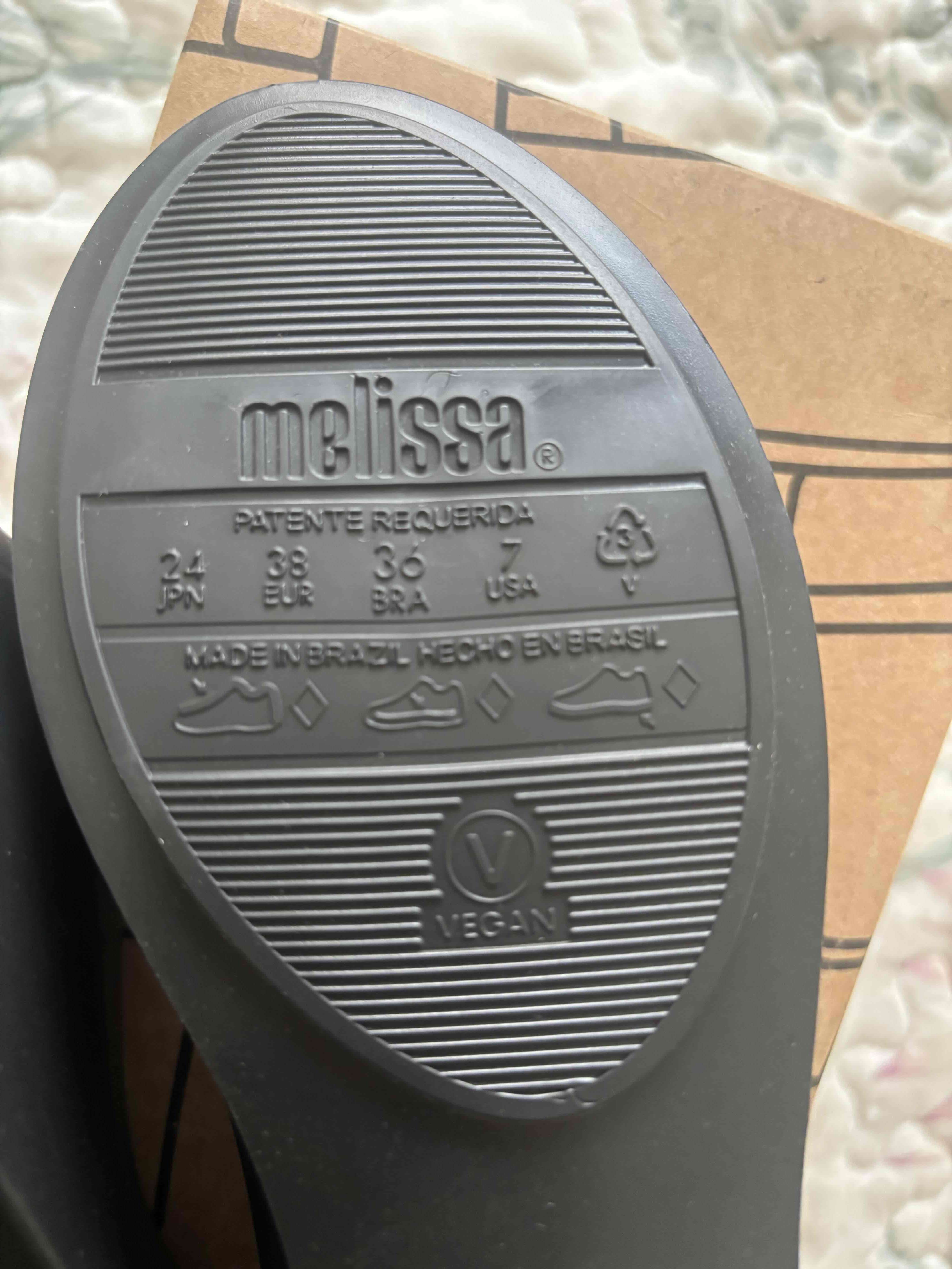 Sandalias negras Melissa vegan - miniatura 1